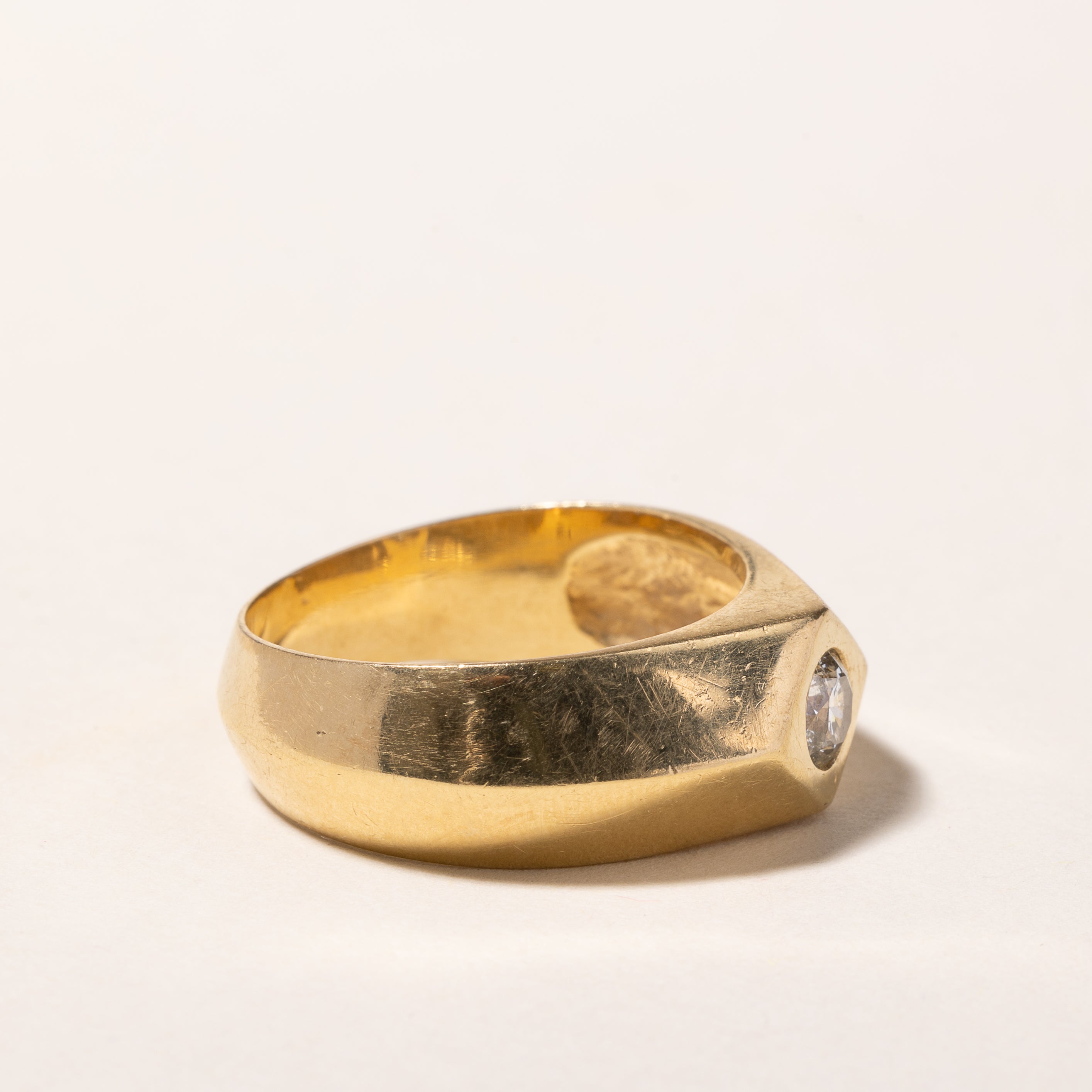 18k Yellow Gold Diamond Ring | 0.48ct | SZ 10.5
