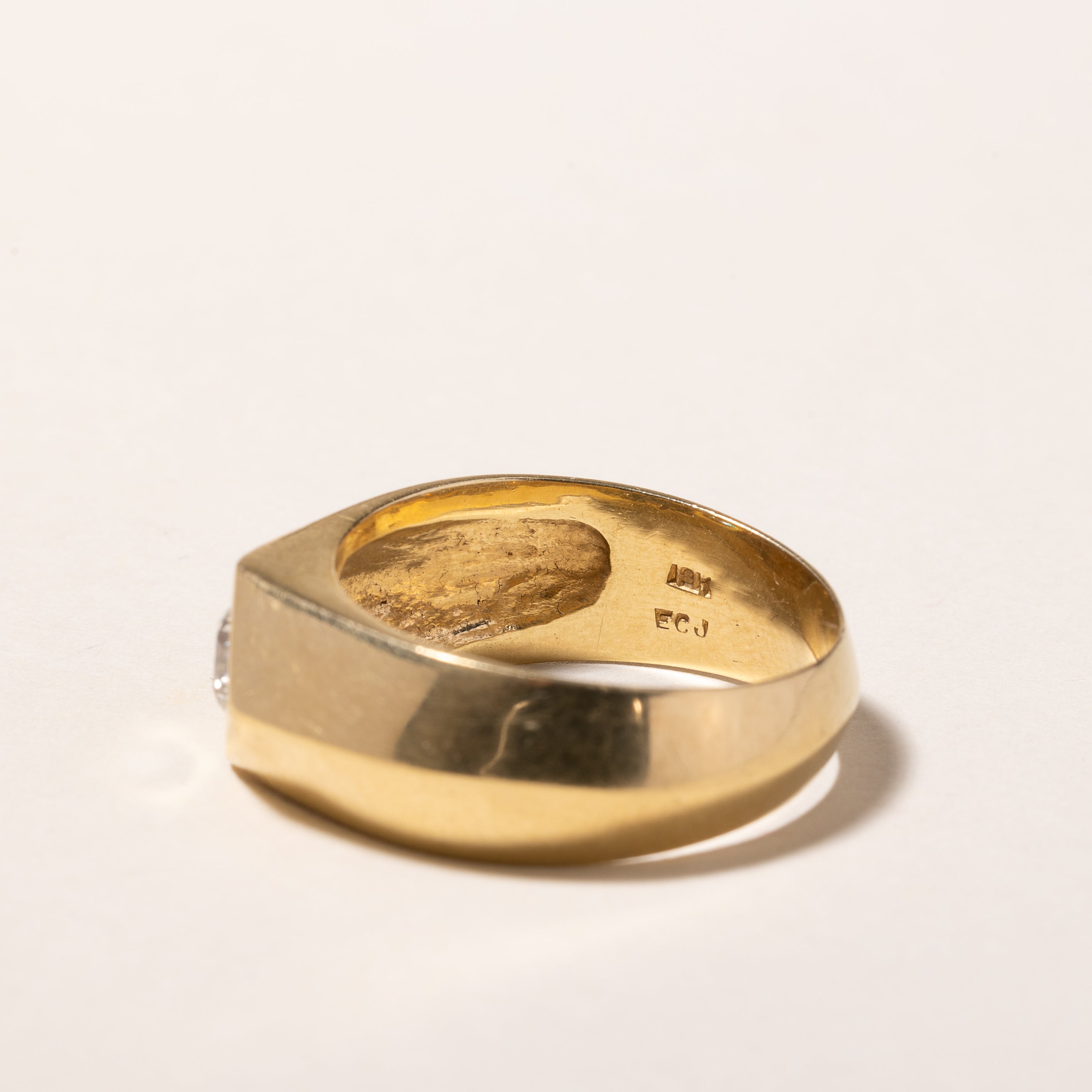 18k Yellow Gold Diamond Ring | 0.48ct | SZ 10.5