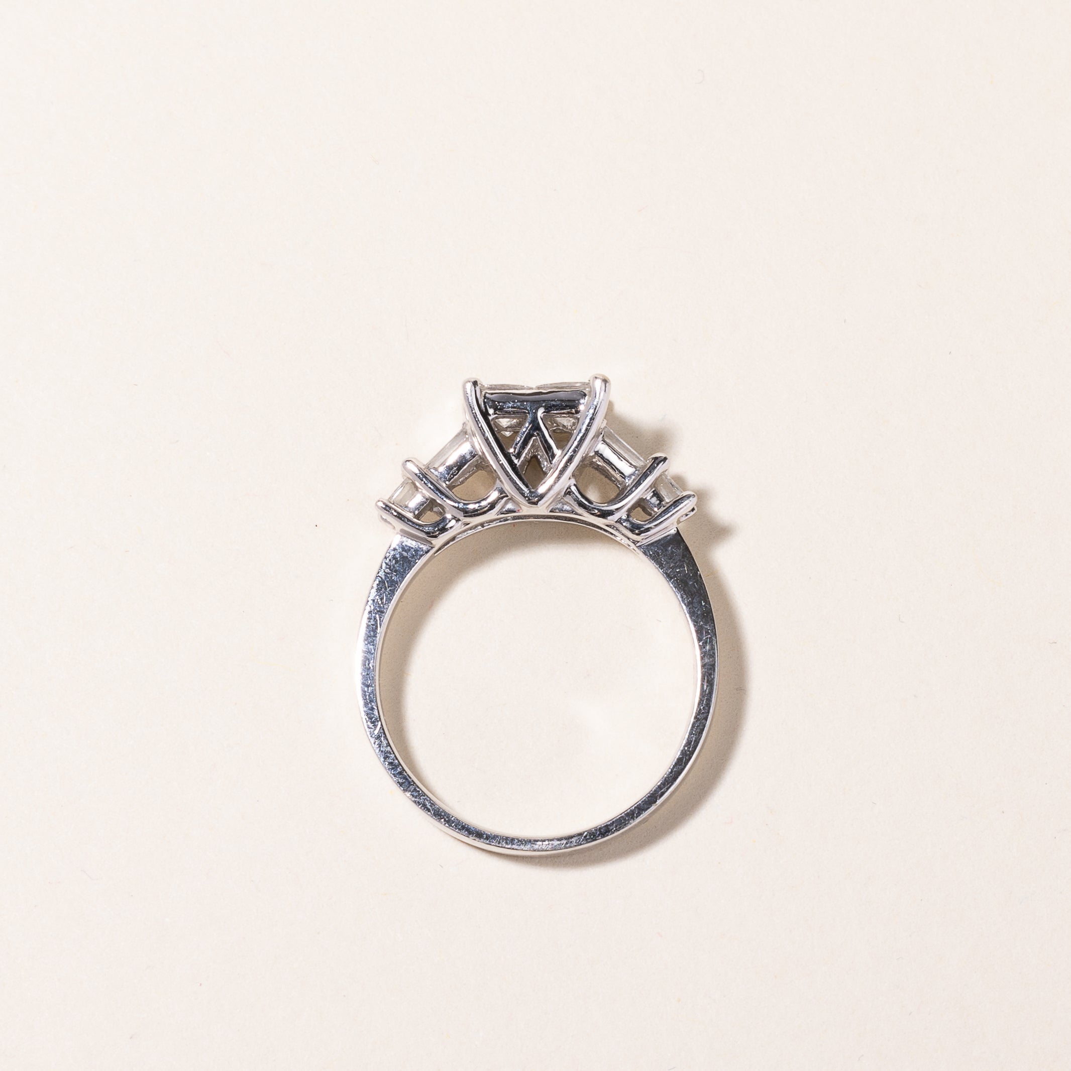 18k White Gold Diamond Ring | 1.18ctw | SZ 6.75