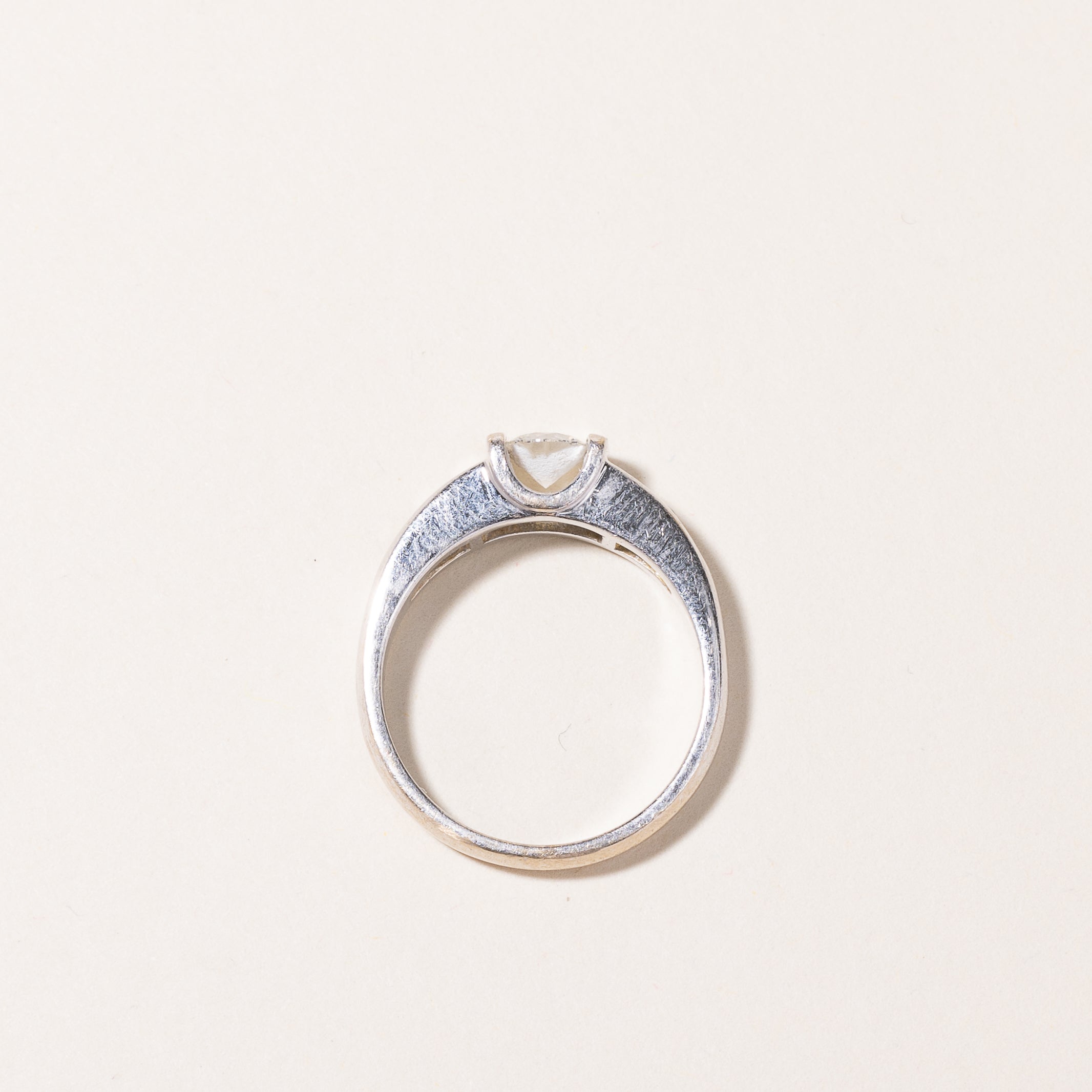 18k White Gold Diamond Engagement Ring | 0.39ctw | SZ 6.5