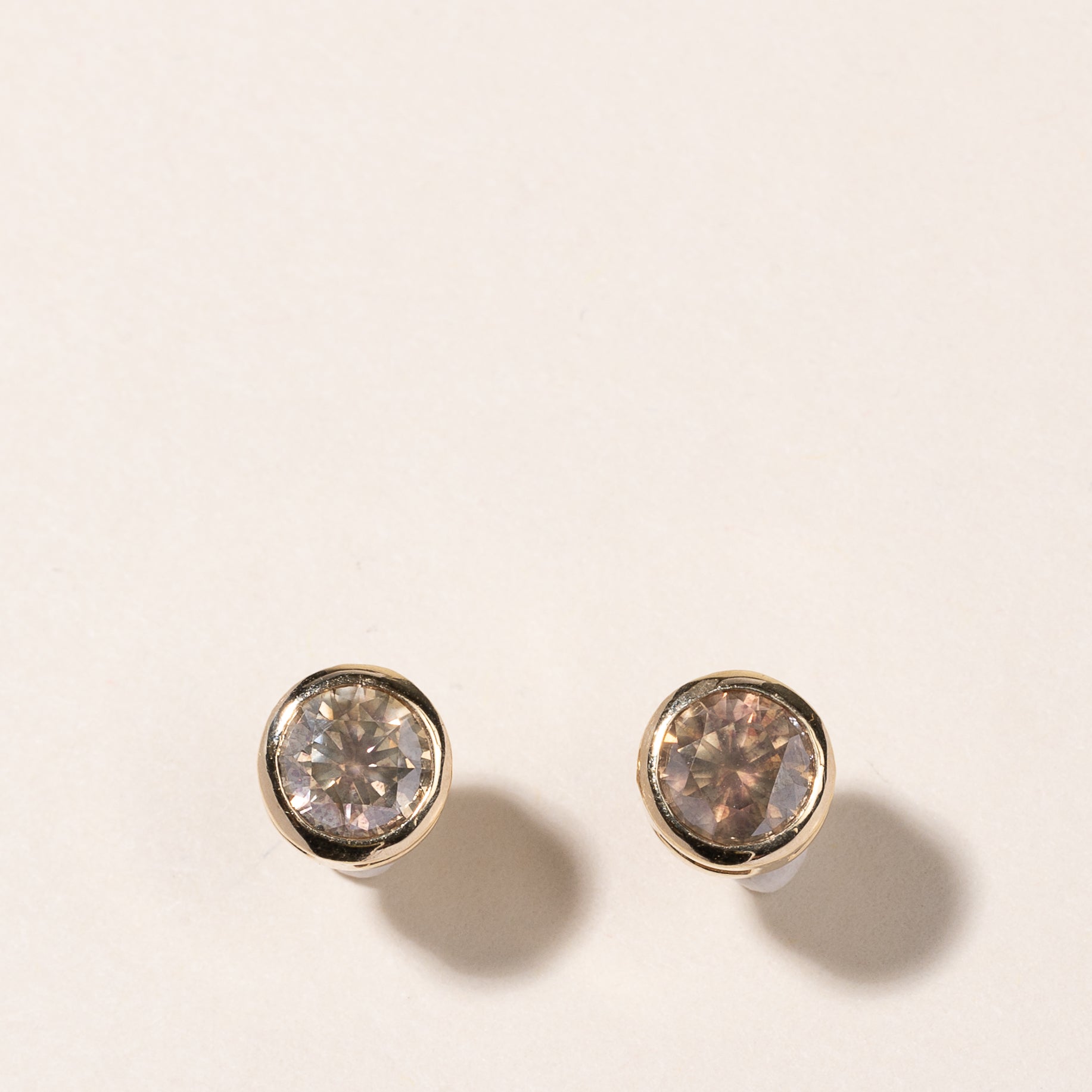 18K Yellow Gold Fancy Brown Diamond Earrings & Pendant Set | 2.34ctw, 0.93ct