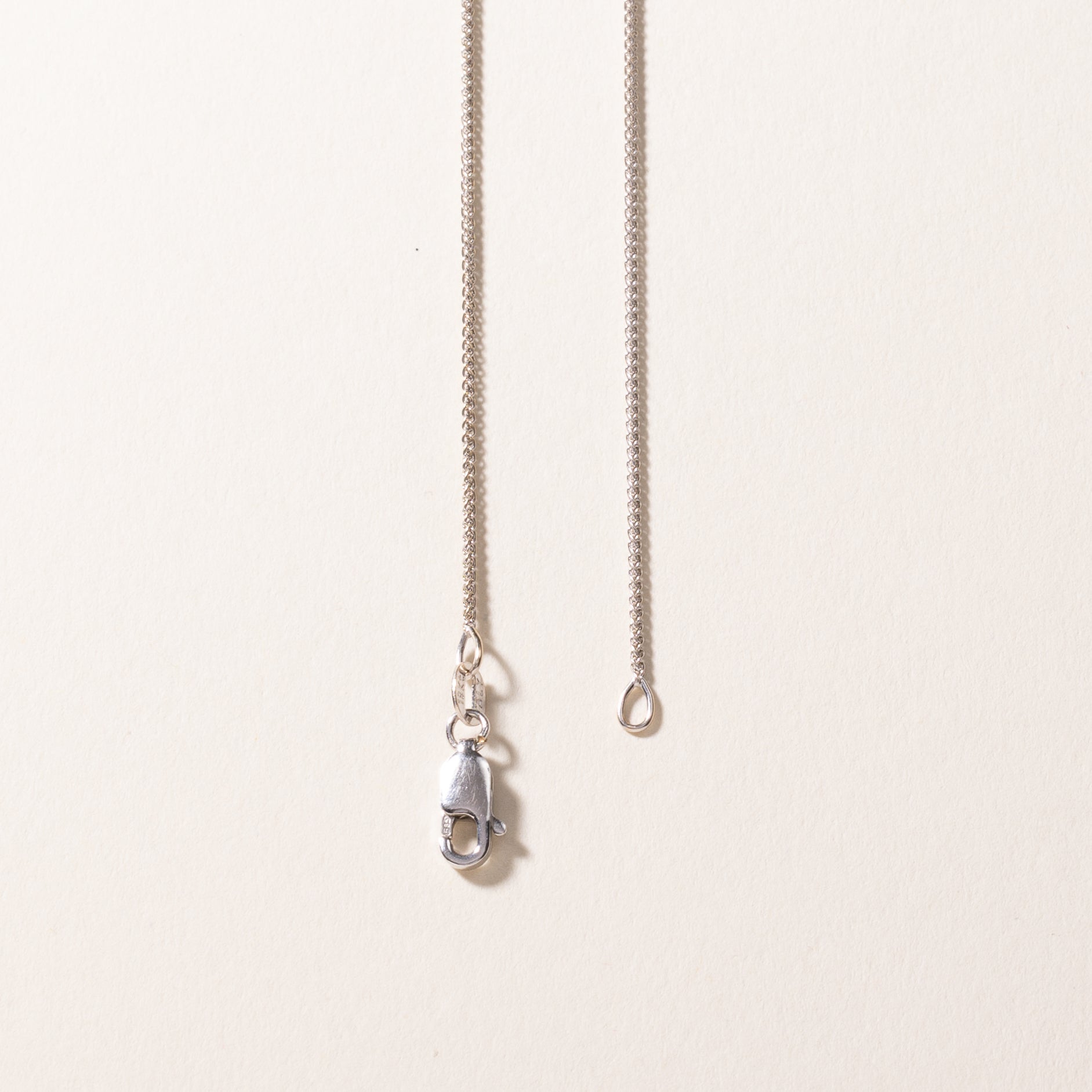 18k White Gold Diamond Necklace | 0.79ctw | 18"