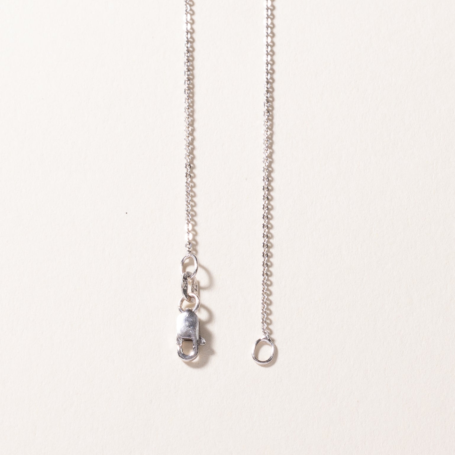 18k White Gold Diamond Necklace | 0.51ctw | 16"