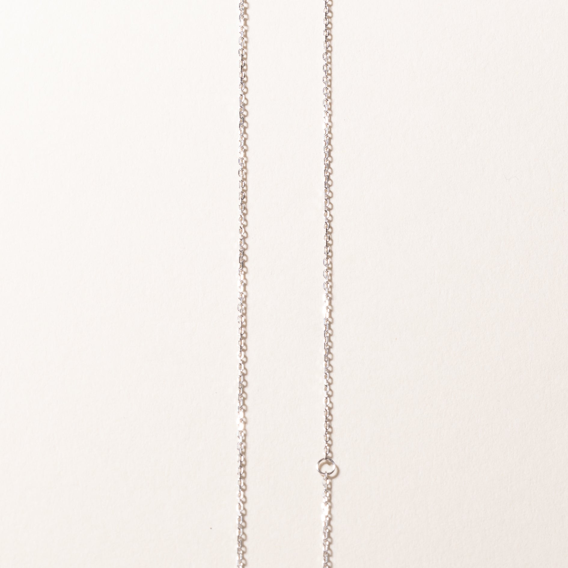 14k White Gold Diamond Necklace | 1.02ctw | 17"-18"-19"