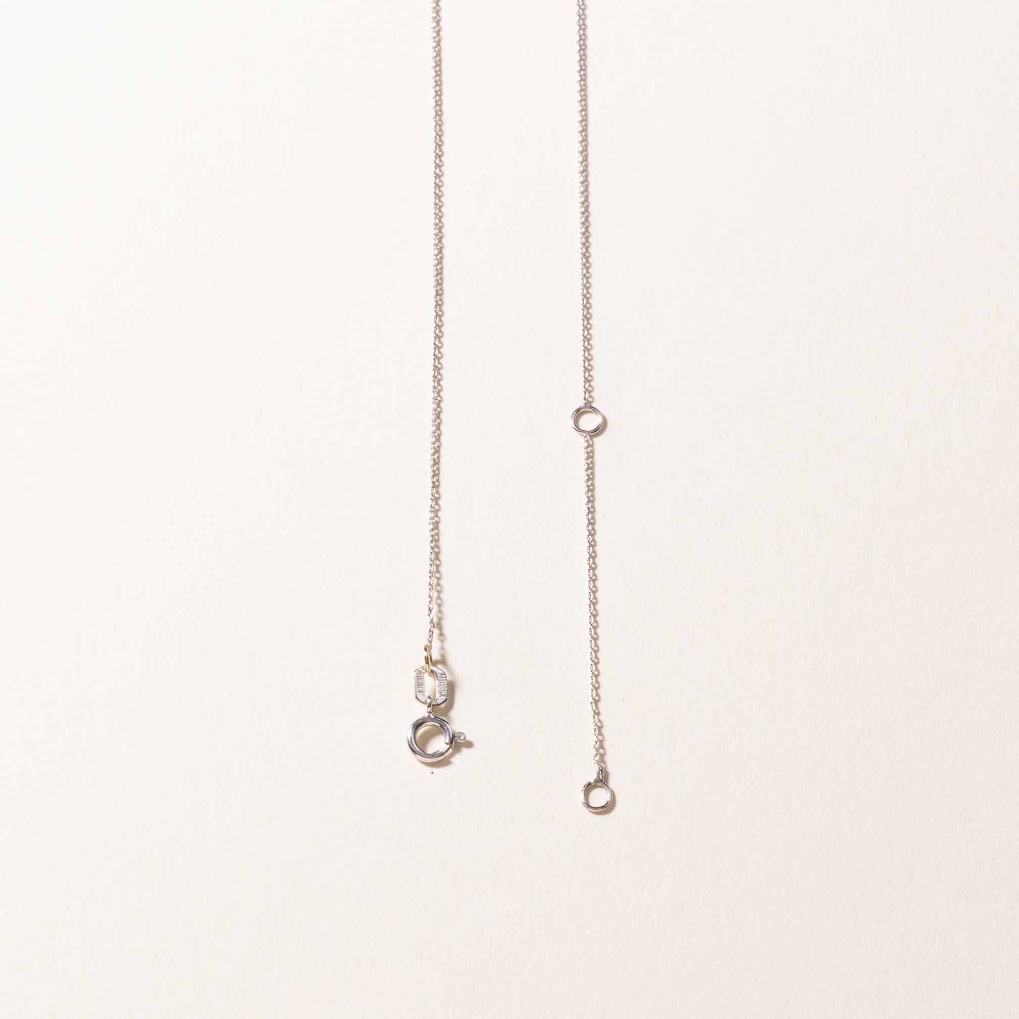 14k White Gold Diamond Necklace | 0.37ctw | 16"-18"