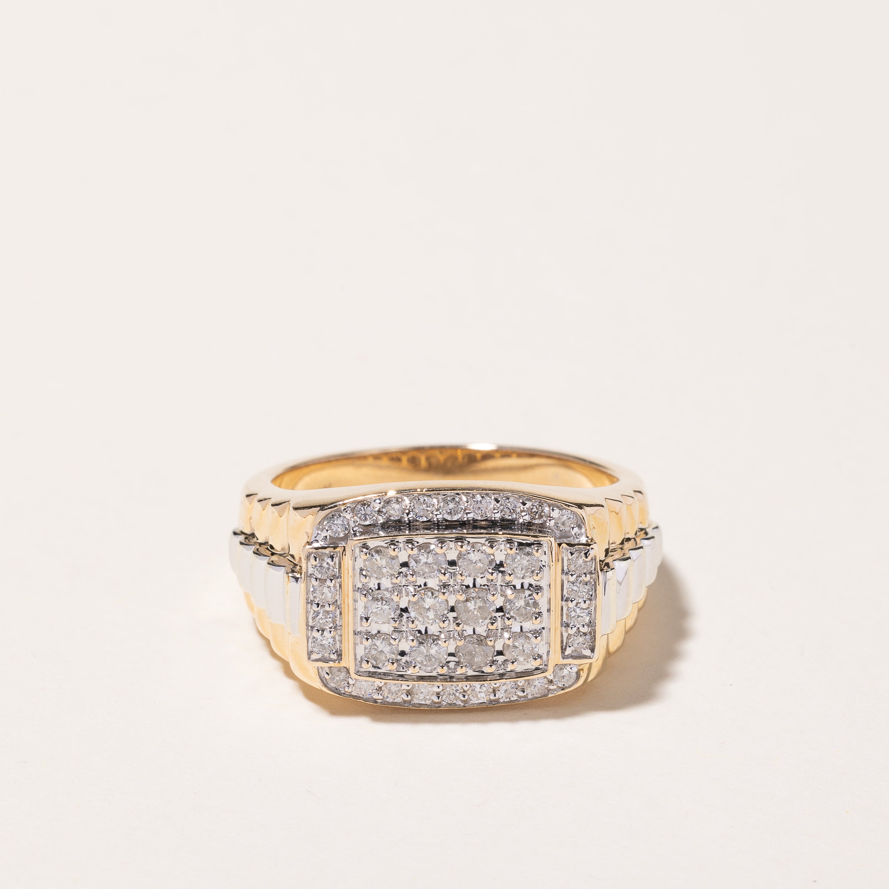 10k Yellow Gold Diamond Ring | 1.00ctw | SZ 12.5