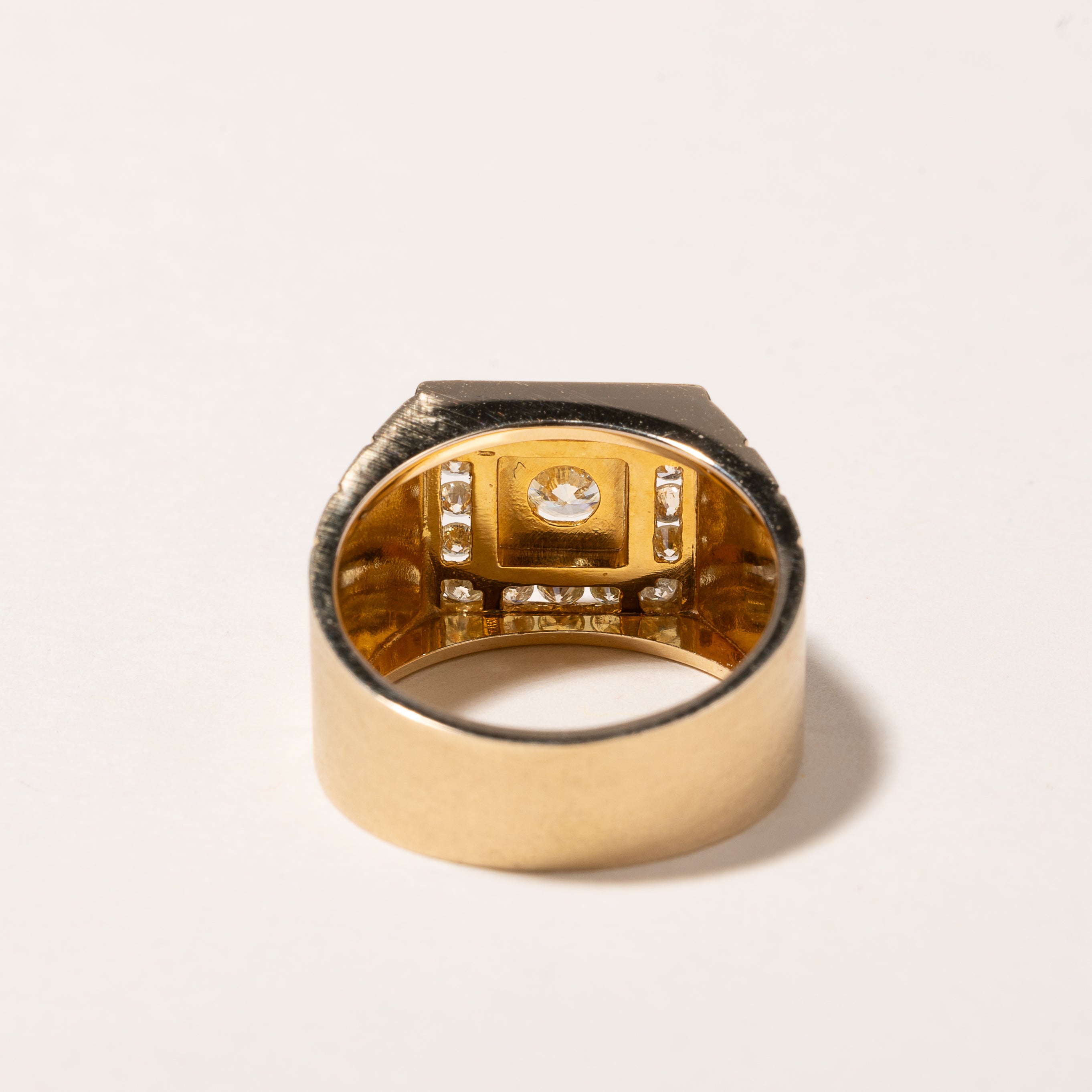 14k Yellow Gold Diamond Ring | 0.76ctw | SZ 8.25