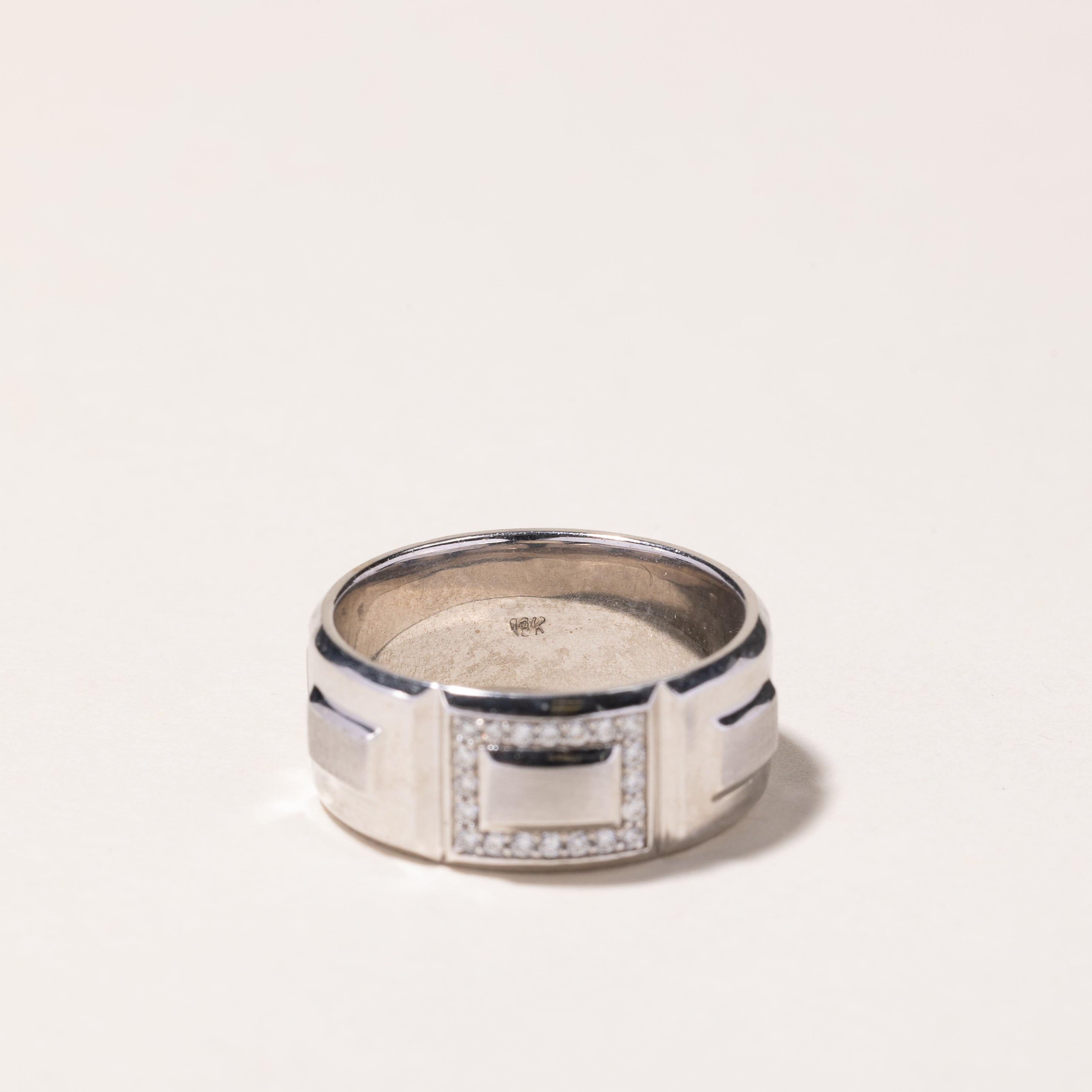 14k White Gold Diamond Band | 0.48ctw | SZ 8