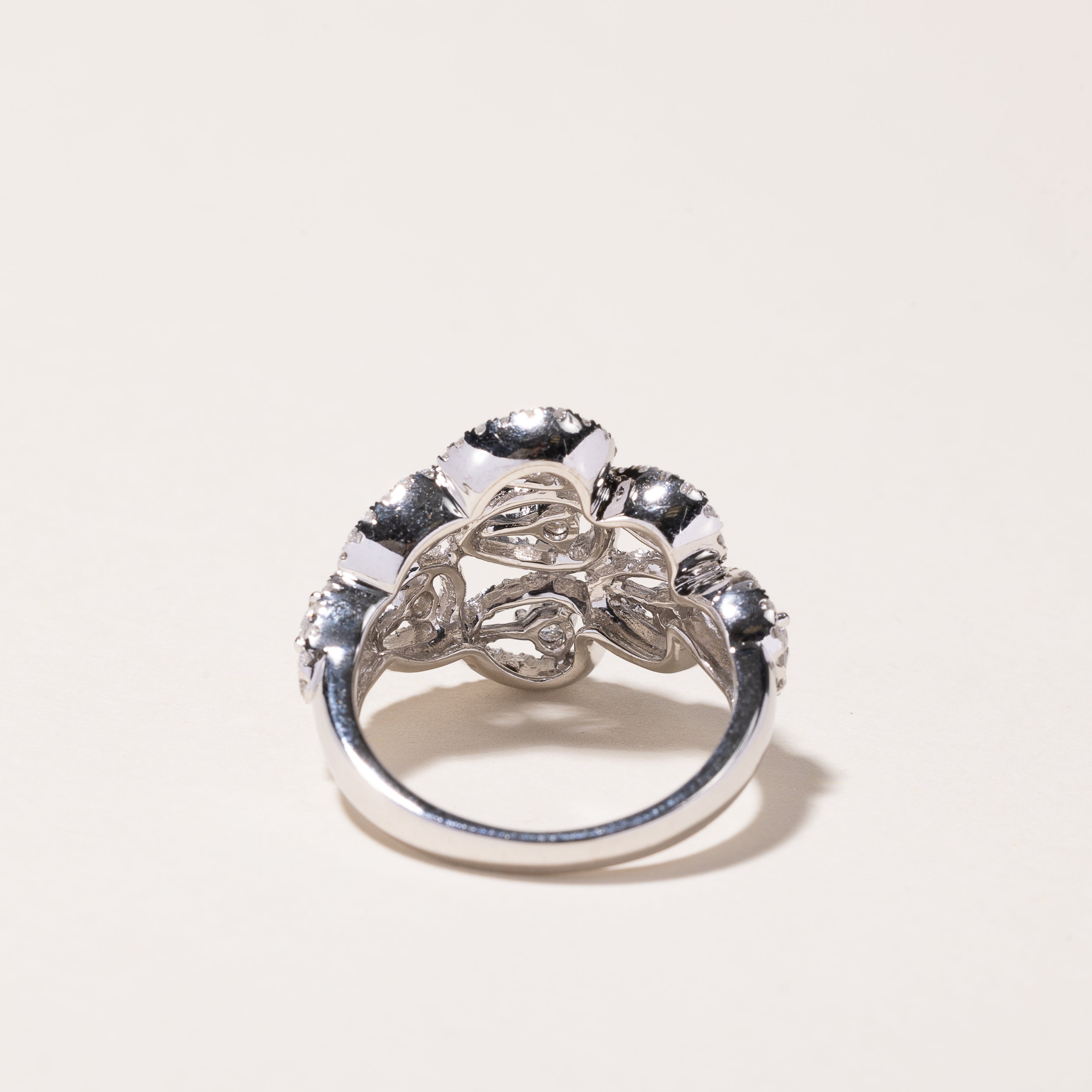 14k White Gold Diamond Ring | 1.56ctw | SZ 7