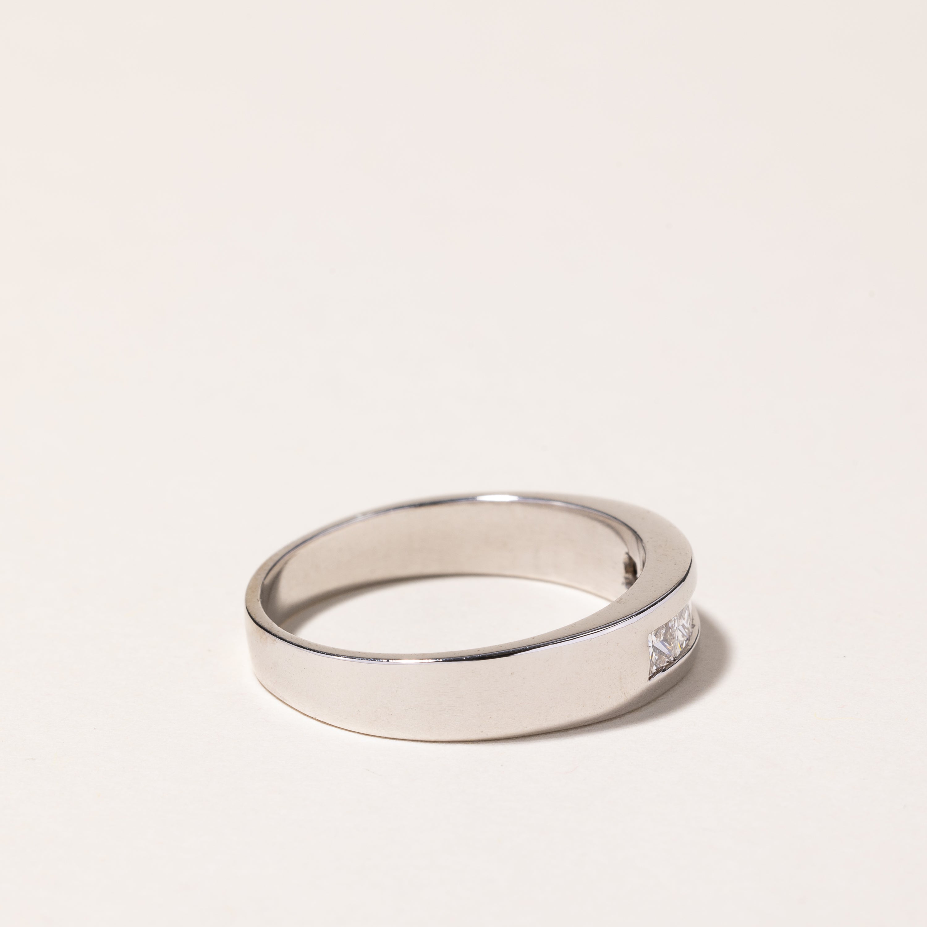 14k White Gold Diamond Band | 0.70ctw | SZ 11.5
