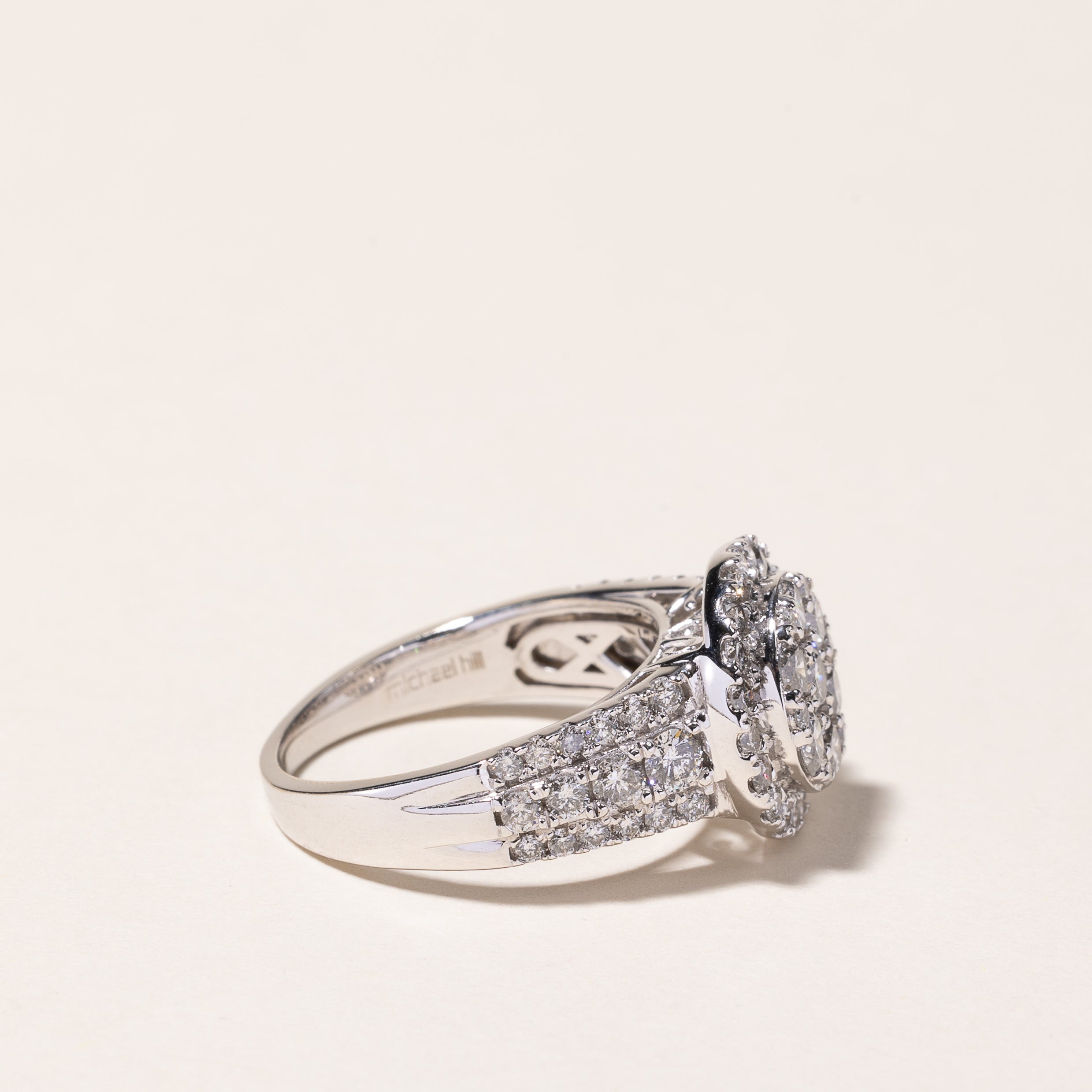 Michael Hill' 10k White Gold Diamond Ring | 2.00ctw | SZ 7