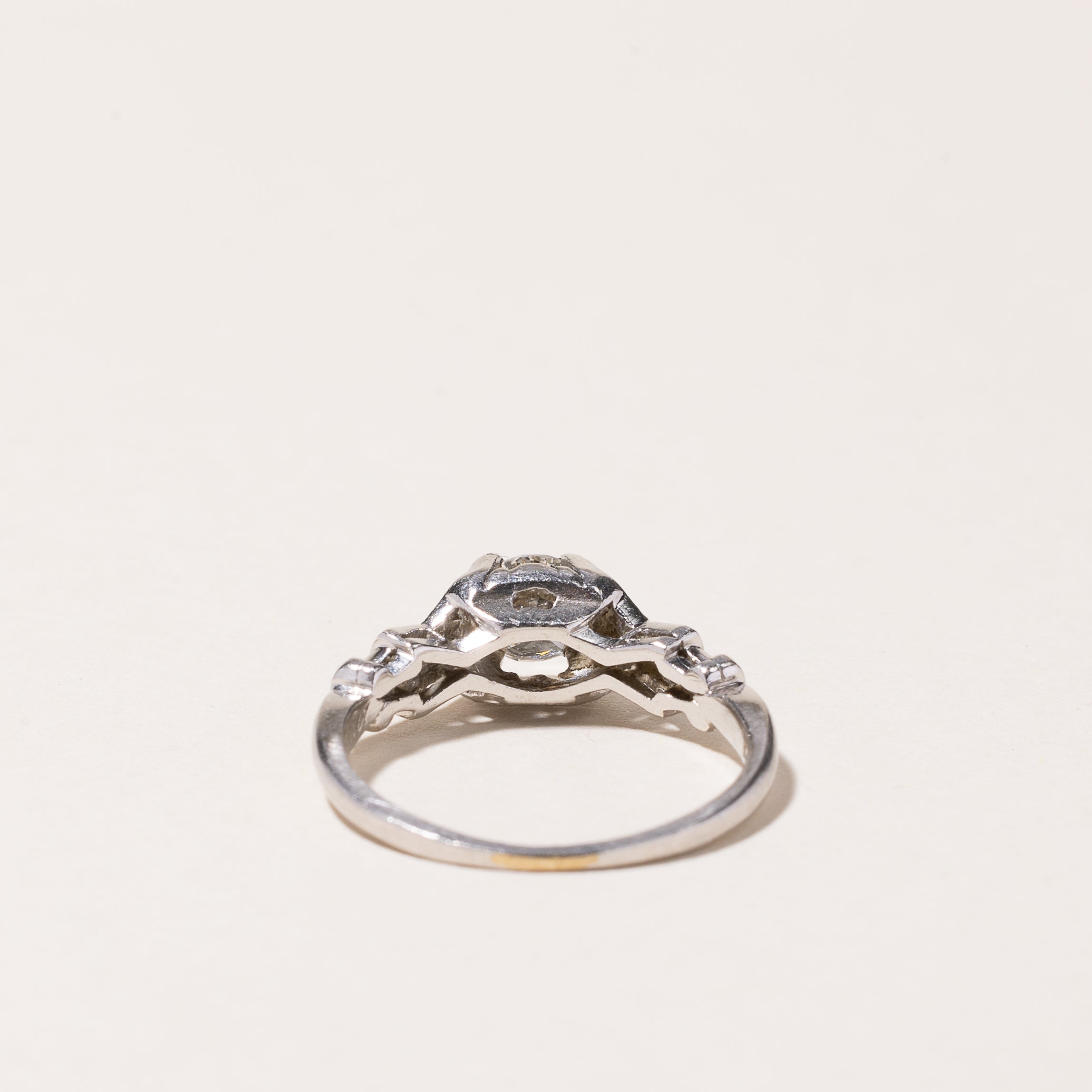 Birks' Vintage Platinum Diamond Engagement Ring | 0.46ctw | SZ 3.75