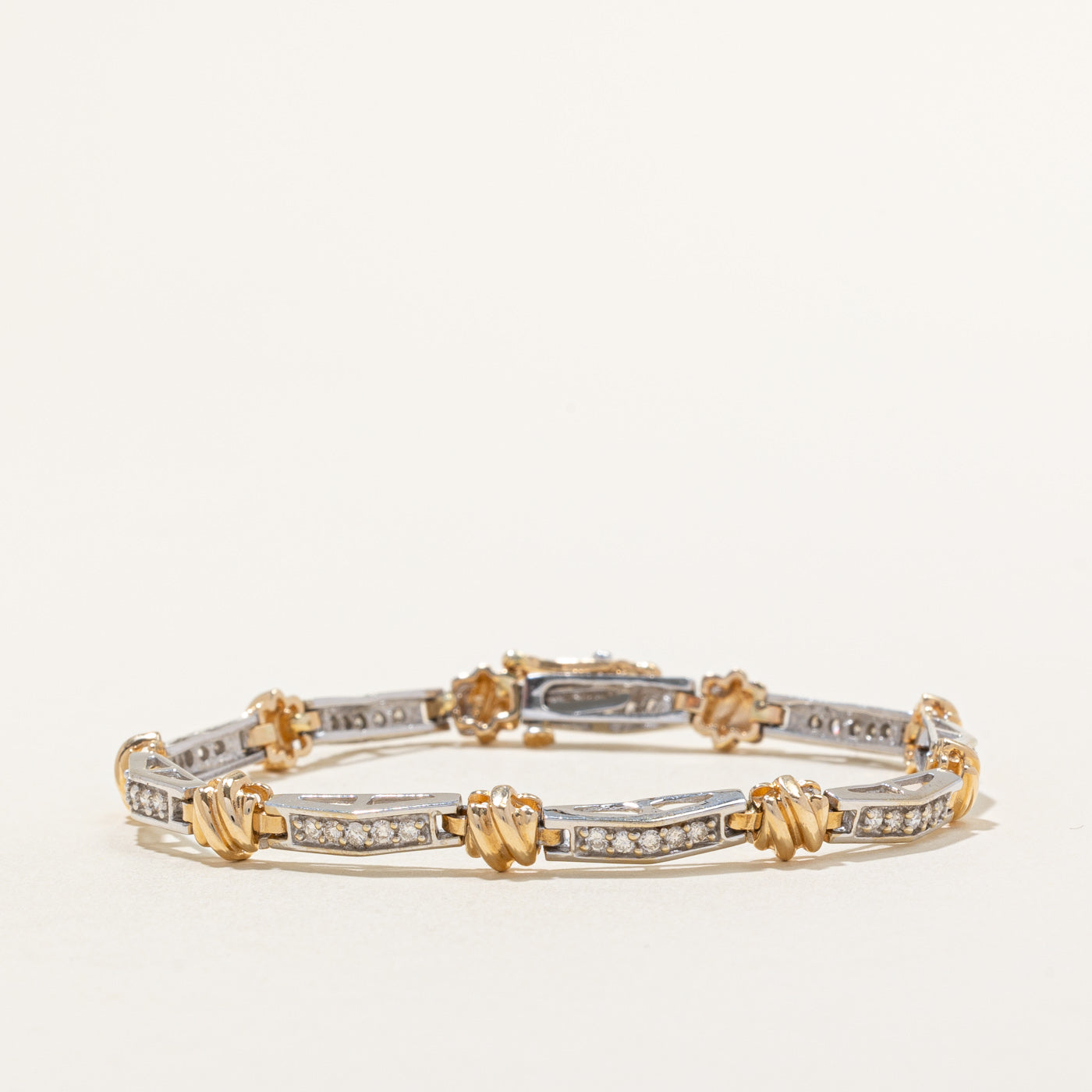 Channel Set Diamond Bracelet | 0.84ctw | 7" |