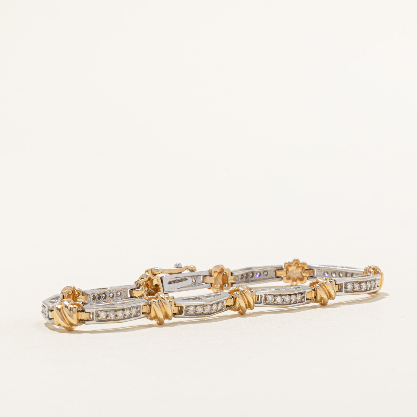 Channel Set Diamond Bracelet | 0.84ctw | 7" |