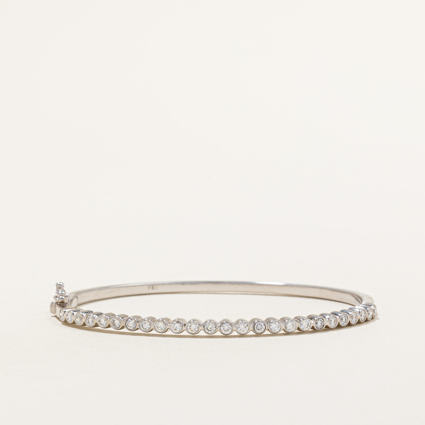 Bezel Set Diamond Bracelet | 1.19ctw | 7" |