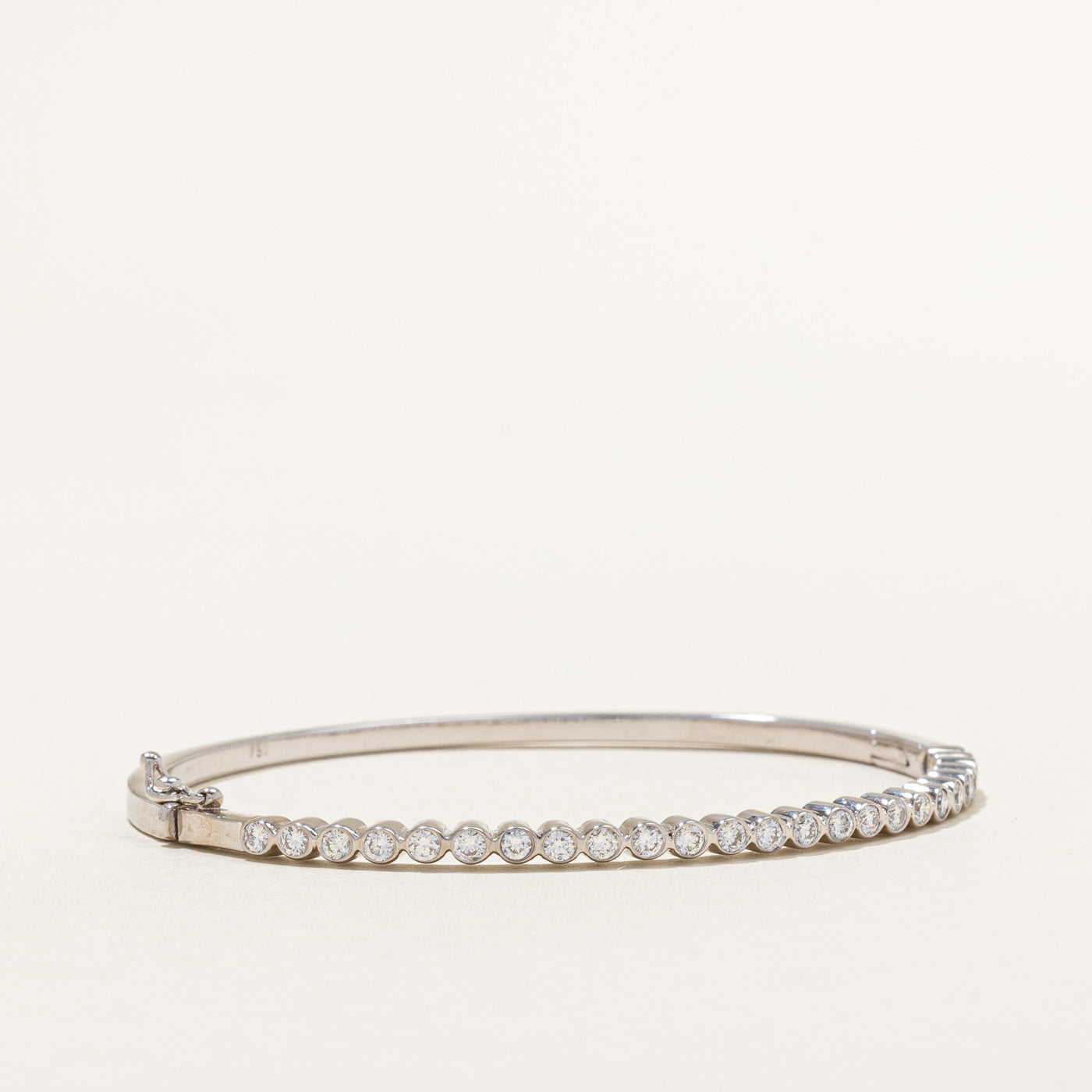 Bezel Set Diamond Bracelet | 1.19ctw | 7" |