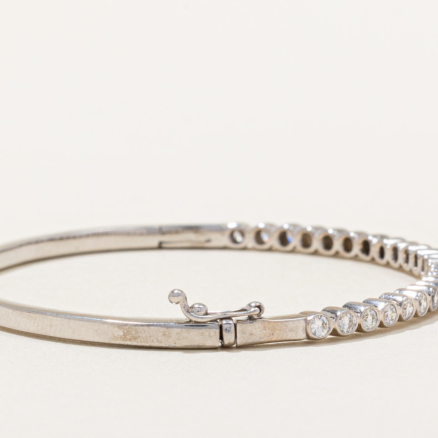 Bezel Set Diamond Bracelet | 1.19ctw | 7" |