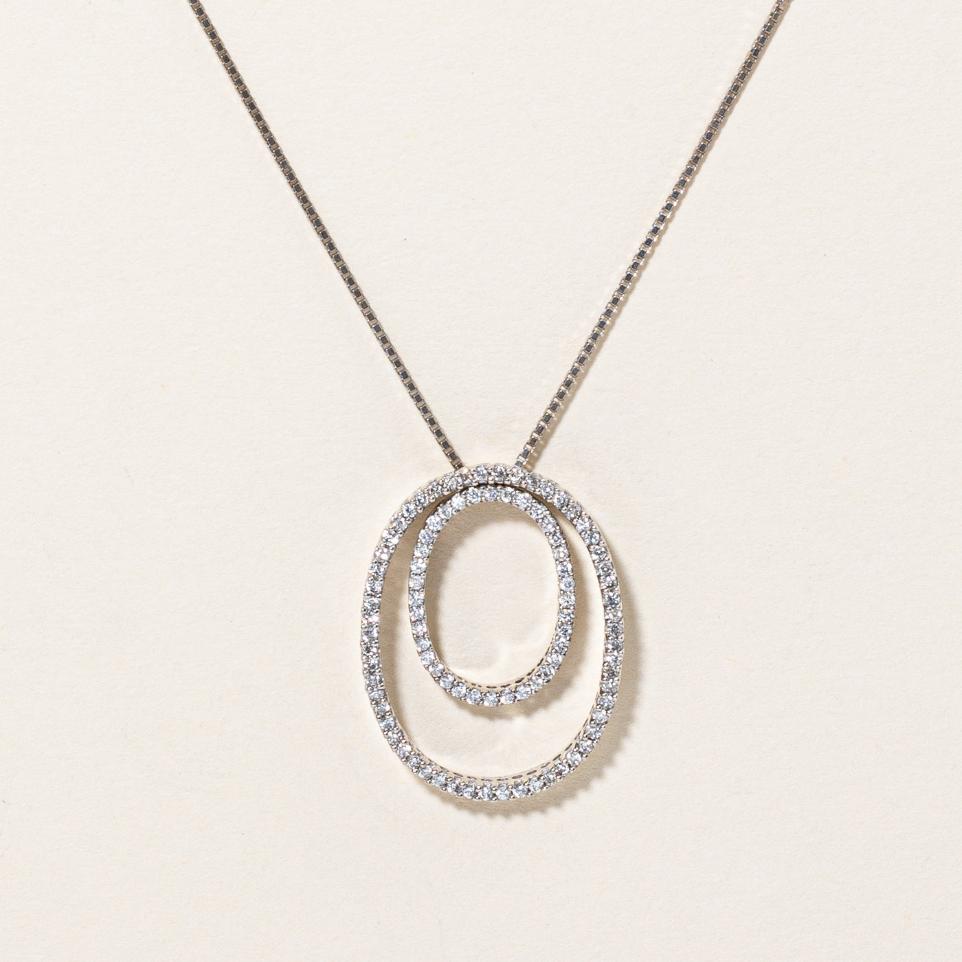 Diamond Pendant & Necklace | 0.54ctw | 17" |