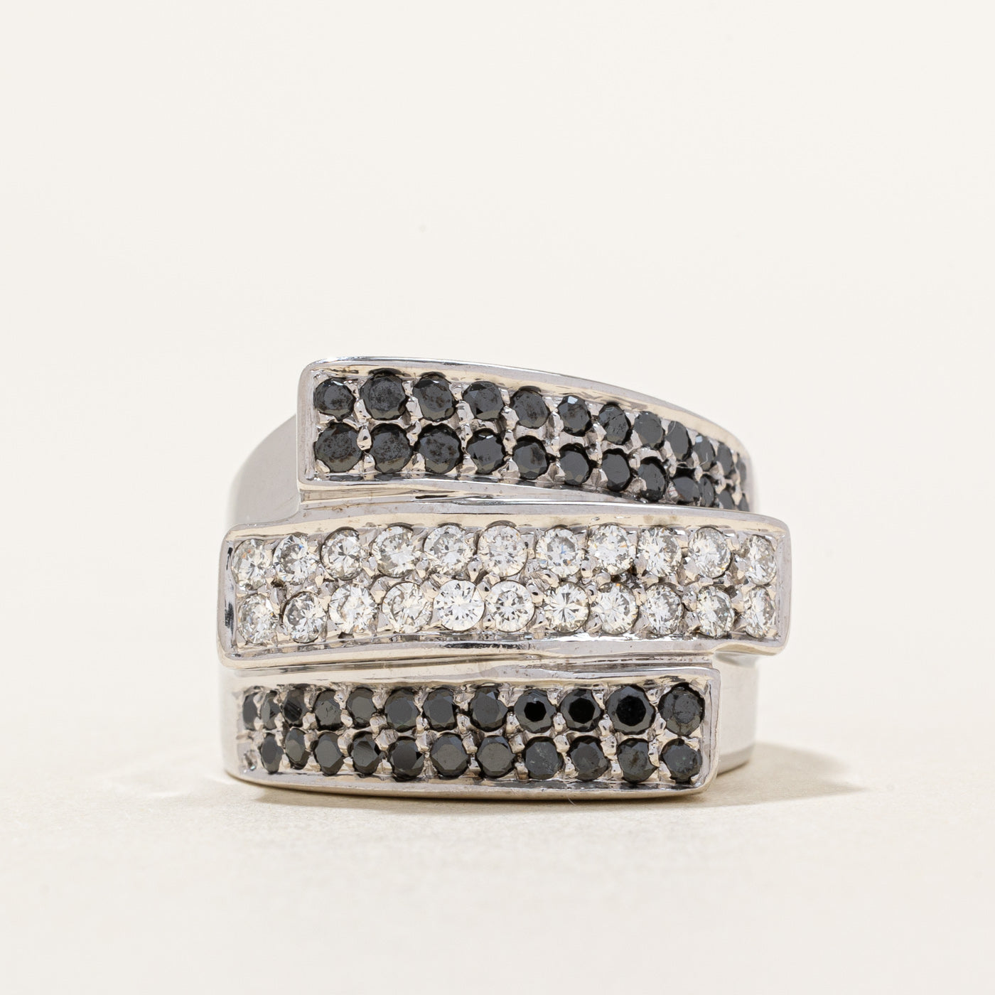 Black & White Diamond Ring | 0.78ctw, 0.63ctw | SZ 6.5 |