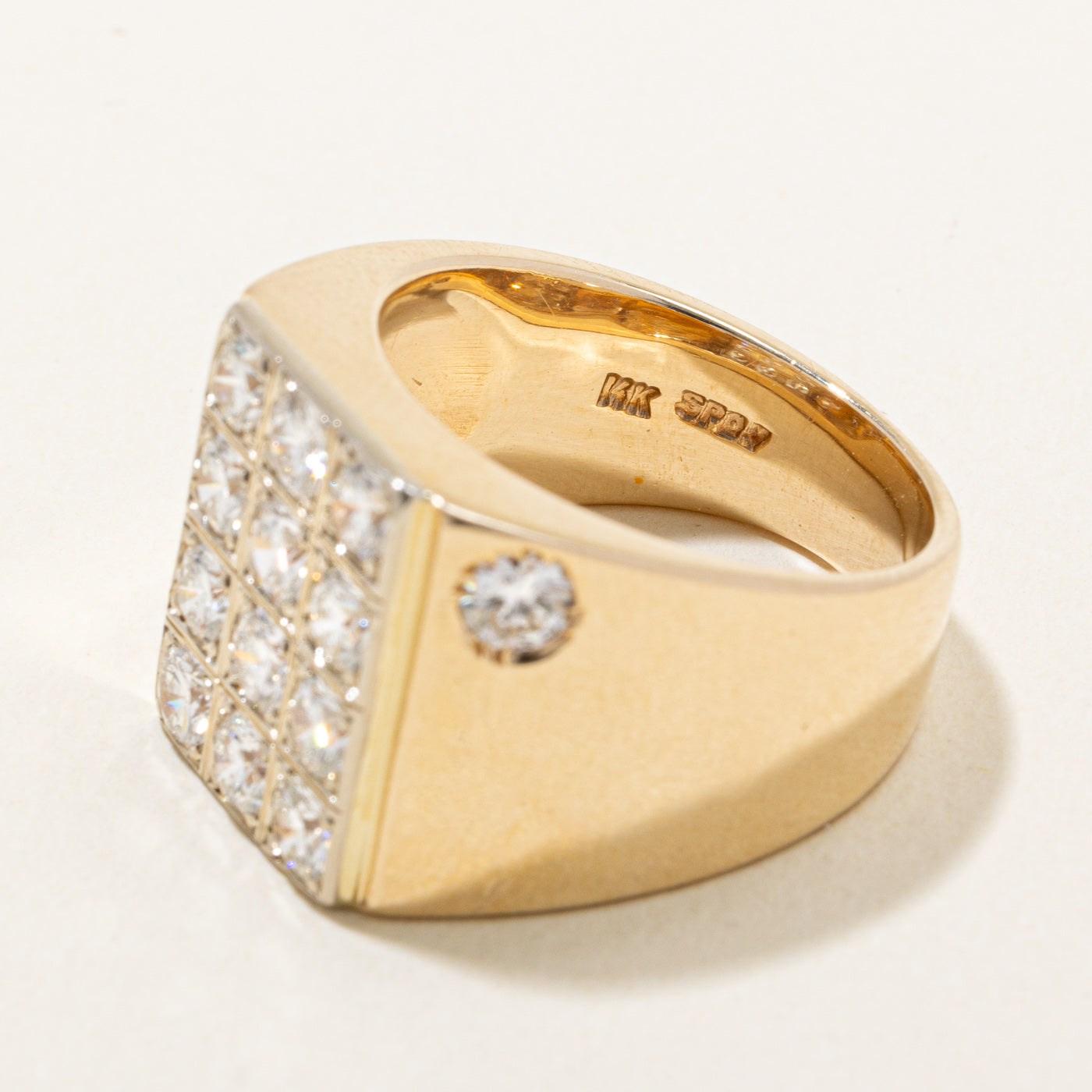 Flush Set Diamond Ring | 2.24ctw | SZ 8.25 |