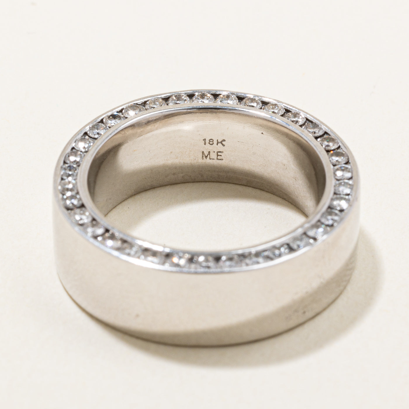Diamond Rimmed Band | 1.70ctw | SZ 8 |