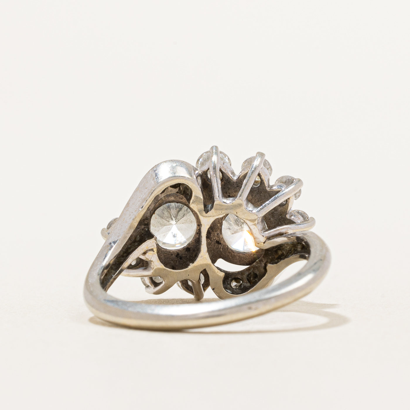 Diamond Bypass Ring | 2.23ctw | SZ 6.25 |