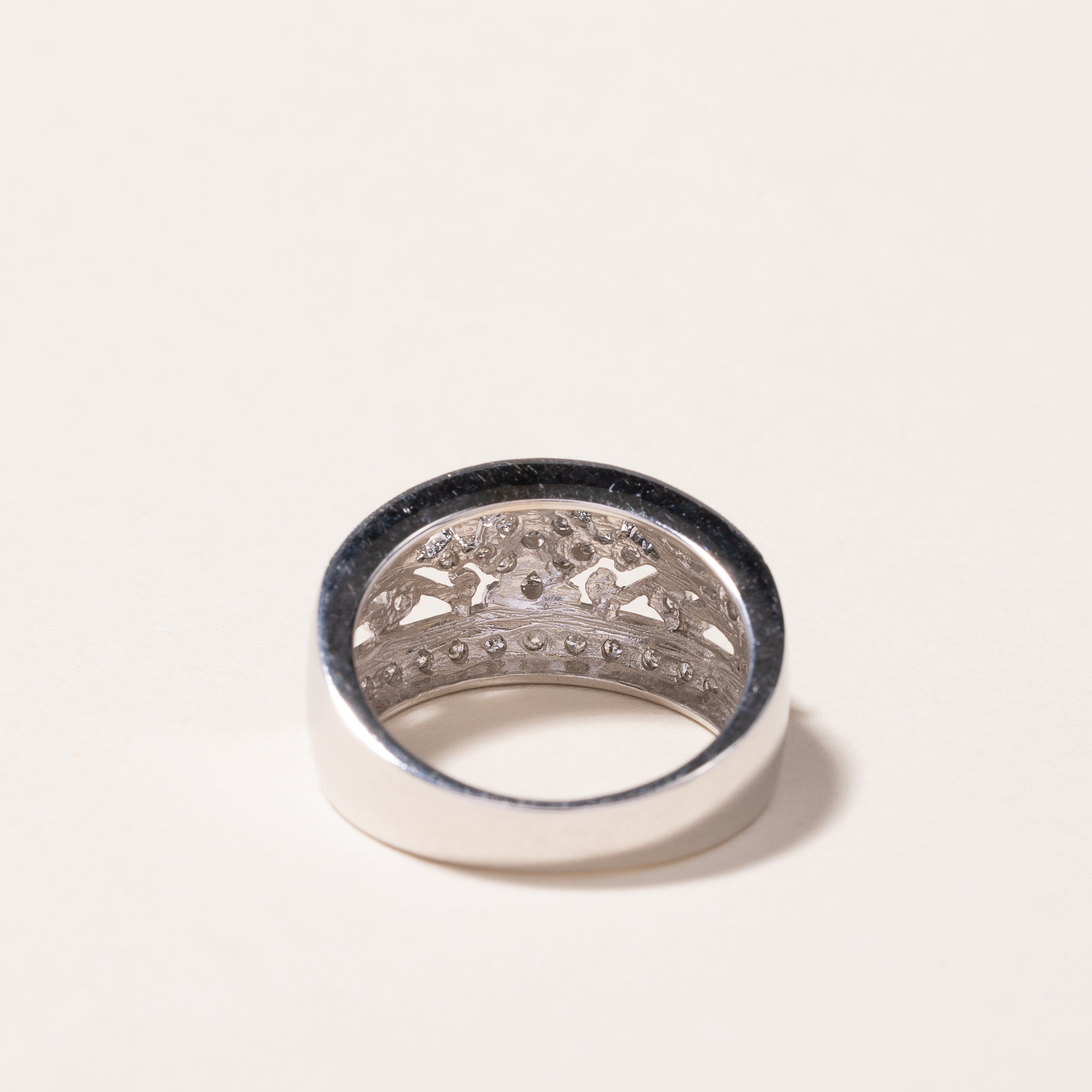 14k White Gold Diamond Ring | 0.52ctw | SZ 8