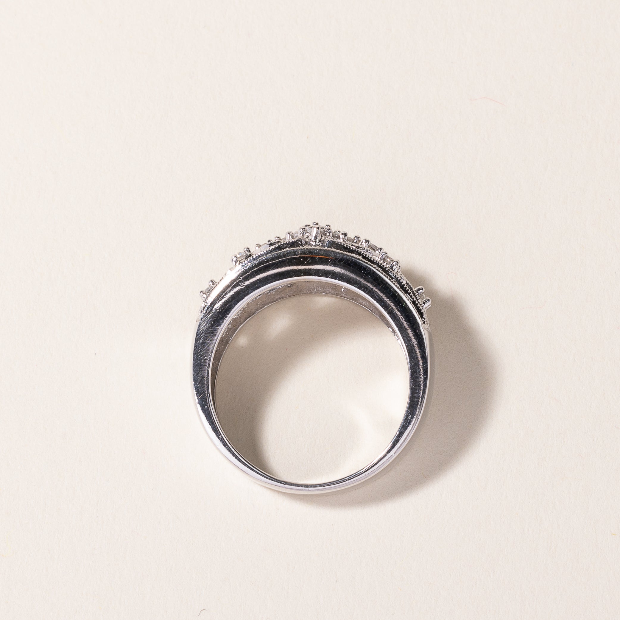 14k White Gold Diamond Ring | 0.52ctw | SZ 8