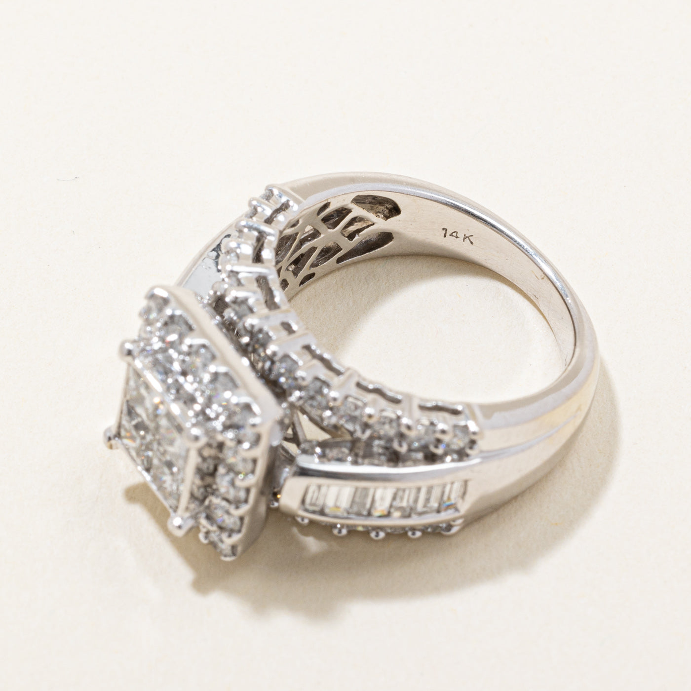 Diamond Cocktail Ring | 1.93ctw | SZ 5 |