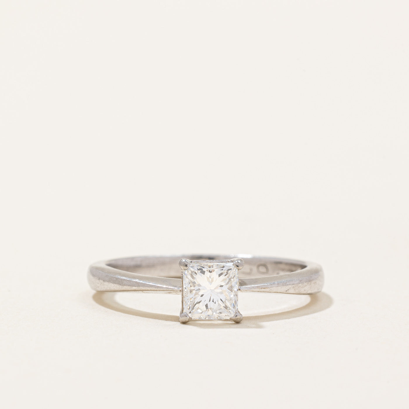2003 London Princess Cut Diamond Ring | 0.72ct VVS2 G | SZ 7.25 |