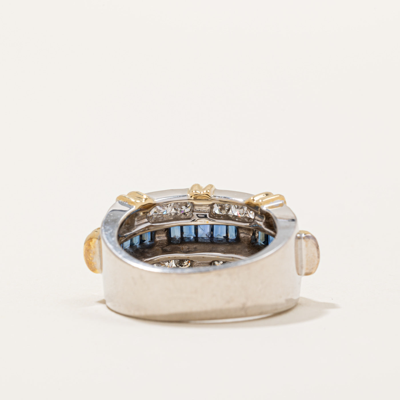 Sapphire & Diamond Cocktail Ring | 0.84ctw, 0.71ctw | SZ 6.25 |