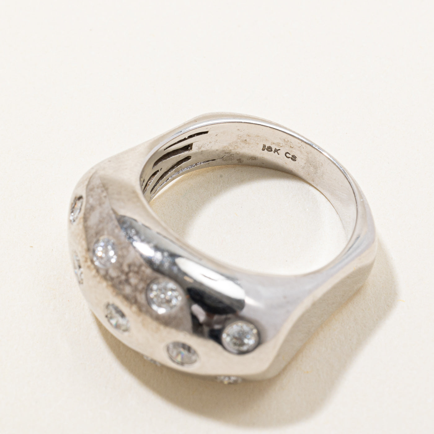 Flush Set Diamond Ring | 0.61ctw | SZ 5.75 |