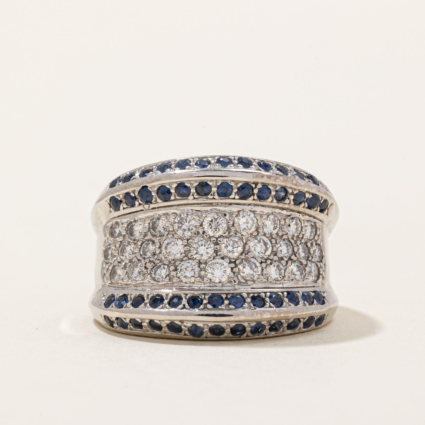Diamond & Sapphire Ring | 1.12ctw, 0.88ctw | SZ 5.75 |