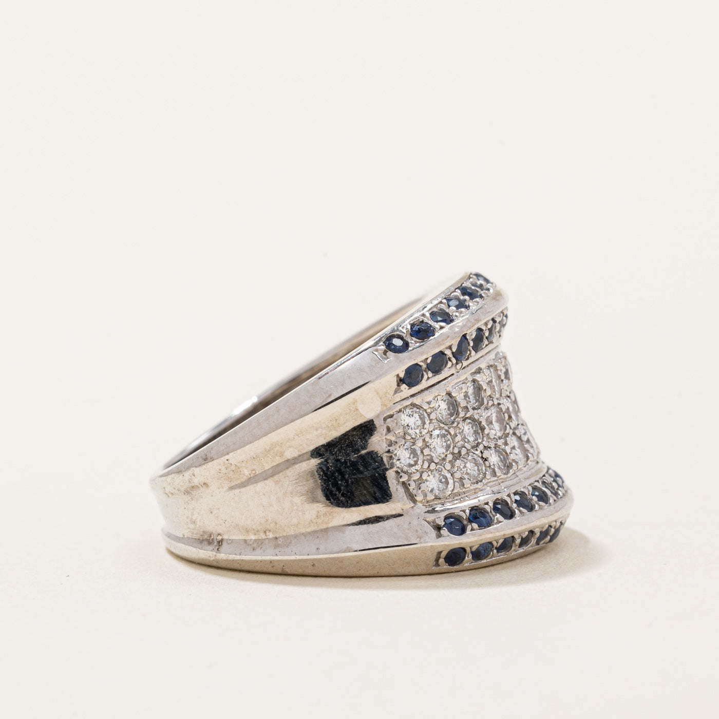 Diamond & Sapphire Ring | 1.12ctw, 0.88ctw | SZ 5.75 |