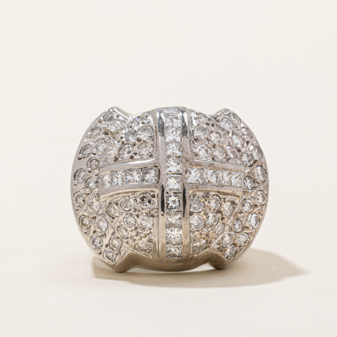Diamond Cocktail Ring | 0.76ctw | SZ 5.25 |