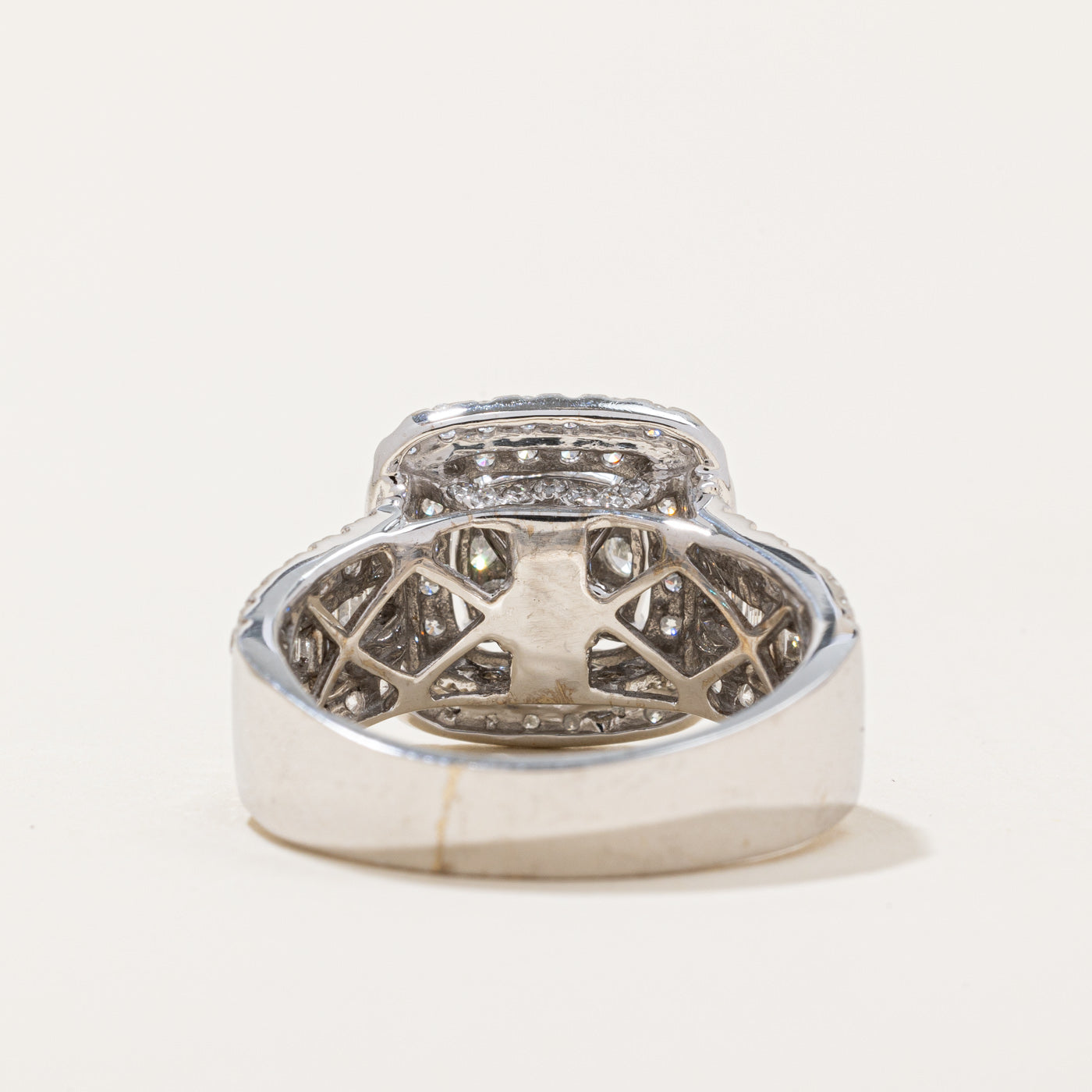 Diamond Cocktail Ring | 1.60ctw | SZ 6.75 |