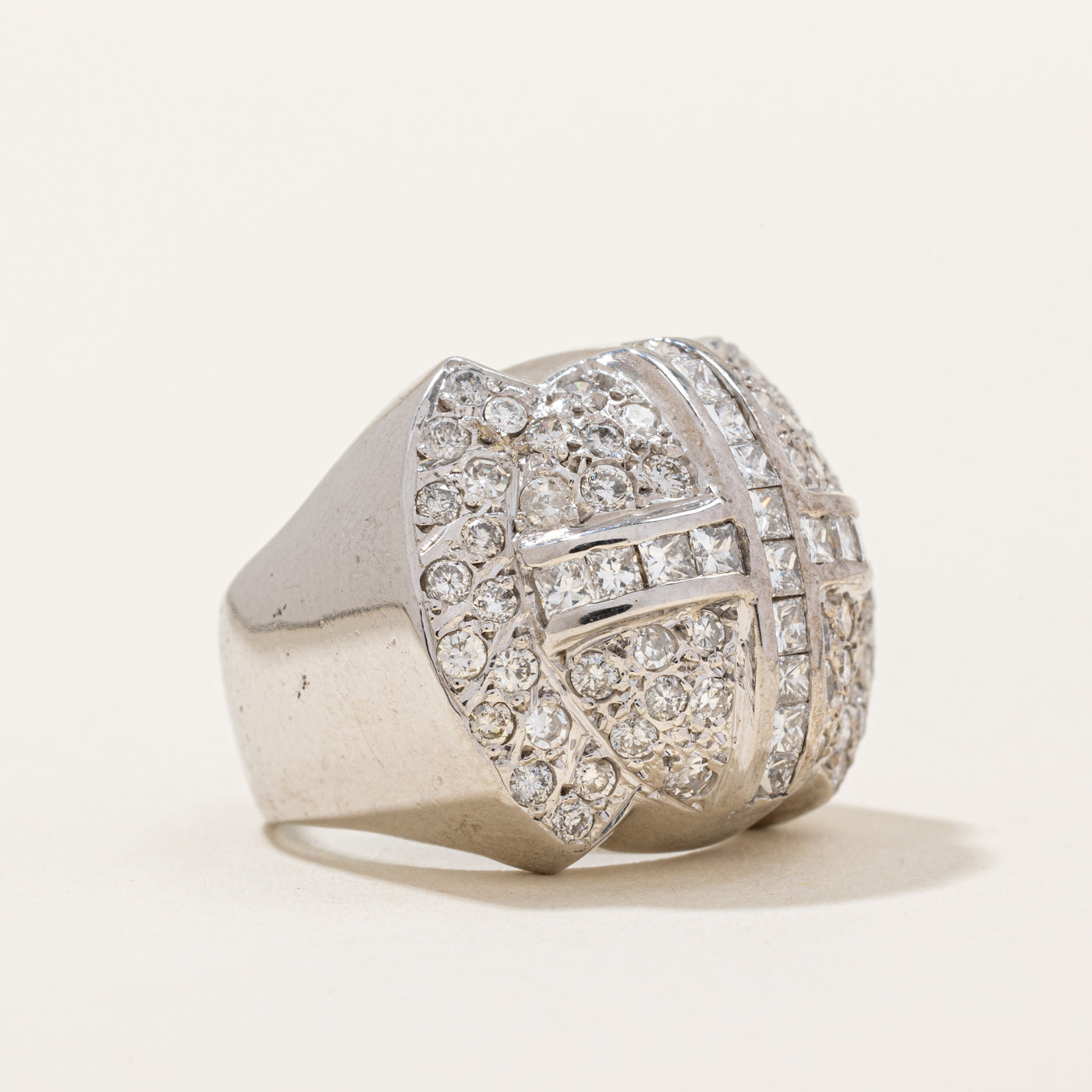 Diamond Cocktail Ring | 0.76ctw | SZ 5.25 |