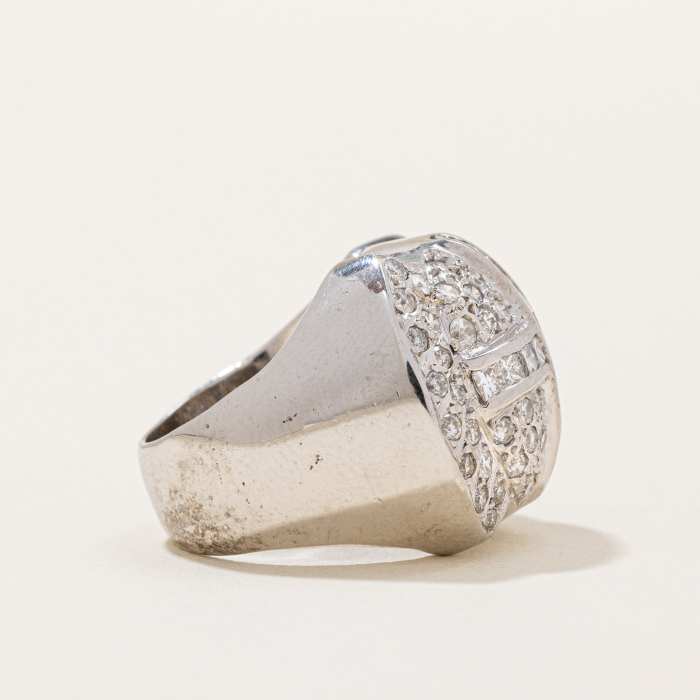Diamond Cocktail Ring | 0.76ctw | SZ 5.25 |