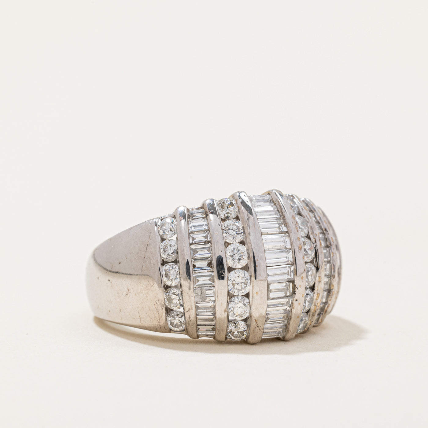 Channel Set Diamond Ring | 2.43ctw | SZ 7 |