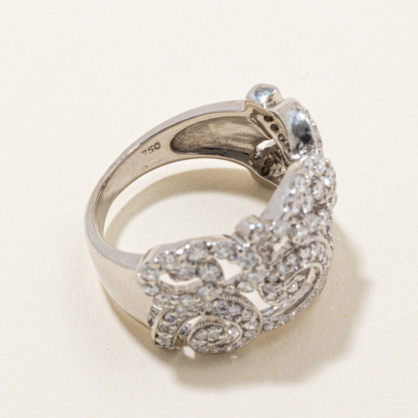 Ornate Diamond Ring | 1.06ctw | SZ 5.5 |