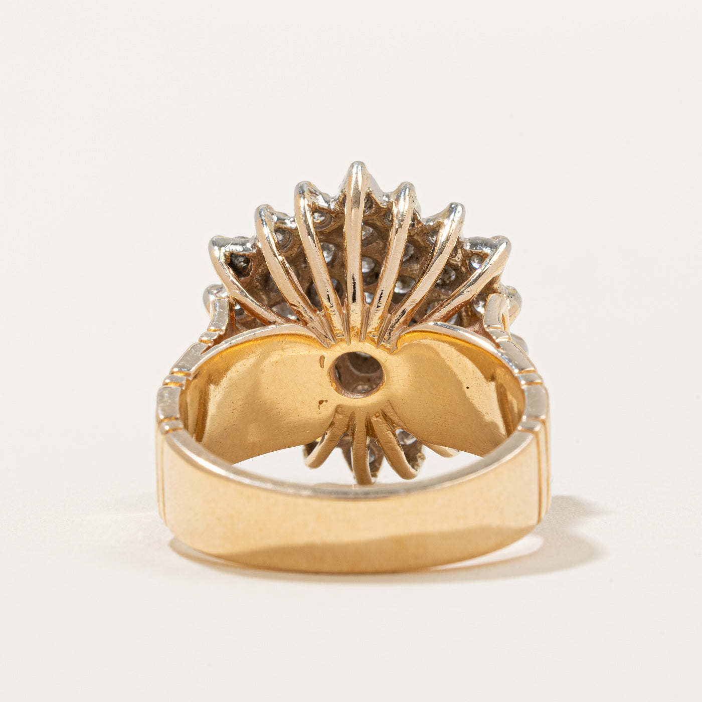 Diamond Cluster Cocktail Ring | 1.74ctw | SZ 7.25 |