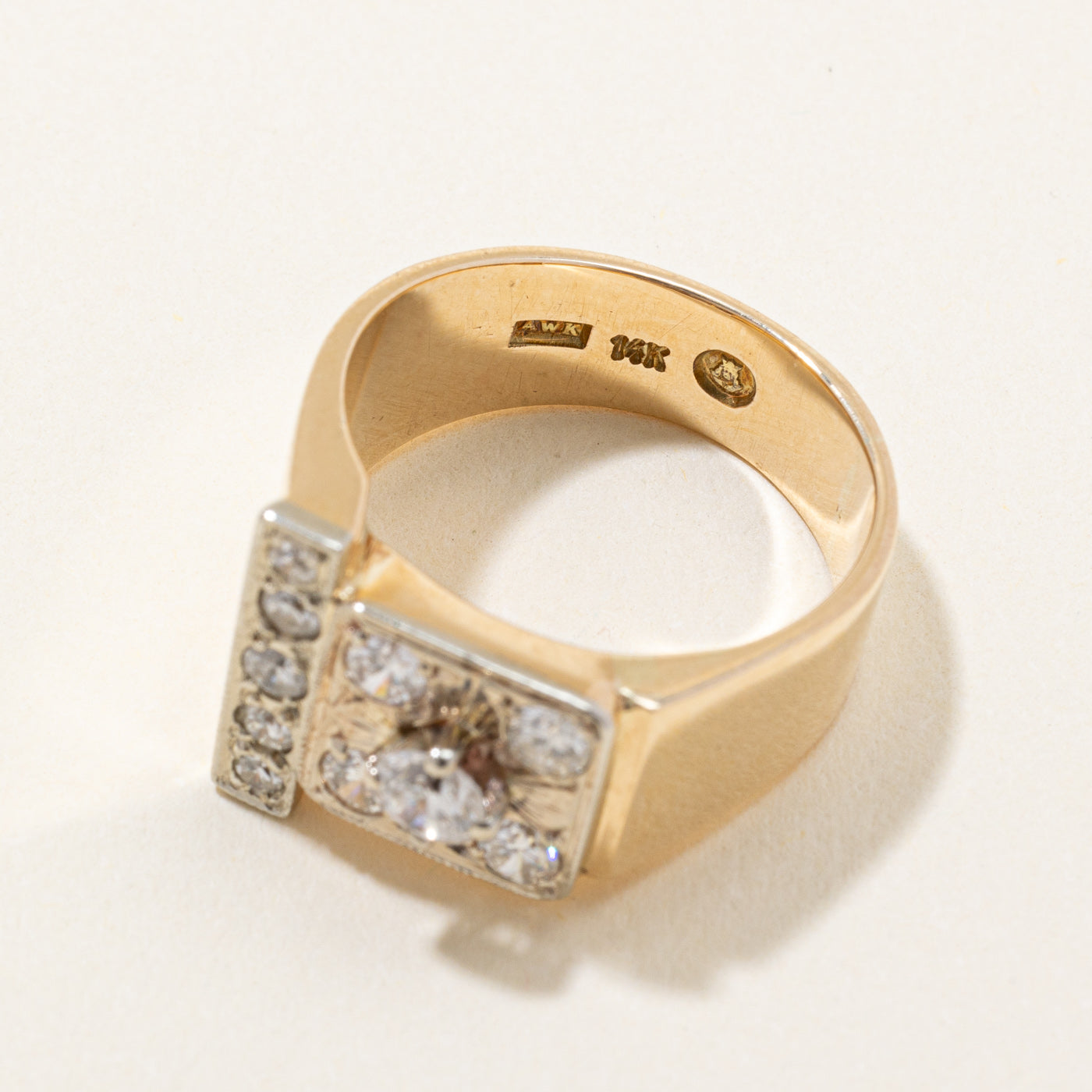 Diamond Cocktail Ring | 0.77ctw | SZ 7 |