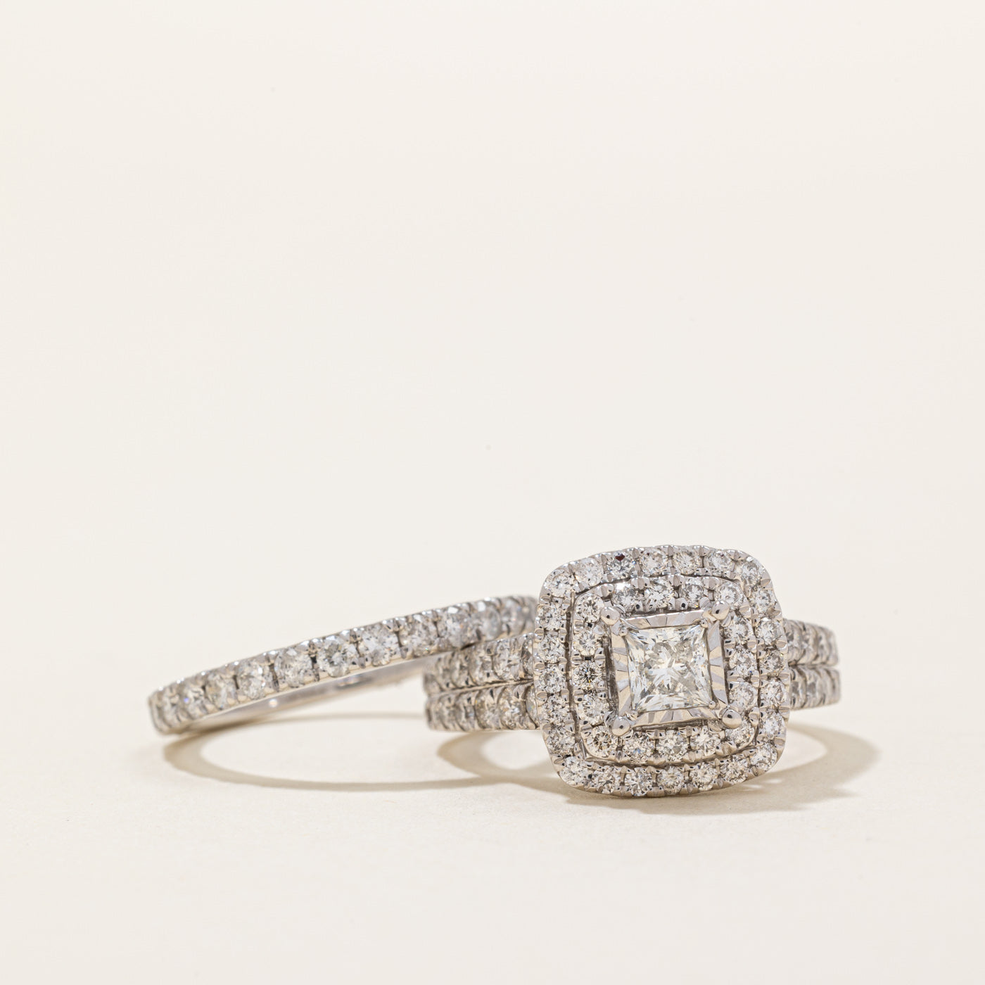 Diamond Wedding Ring Set | 1.44ctw | SZ 5 |