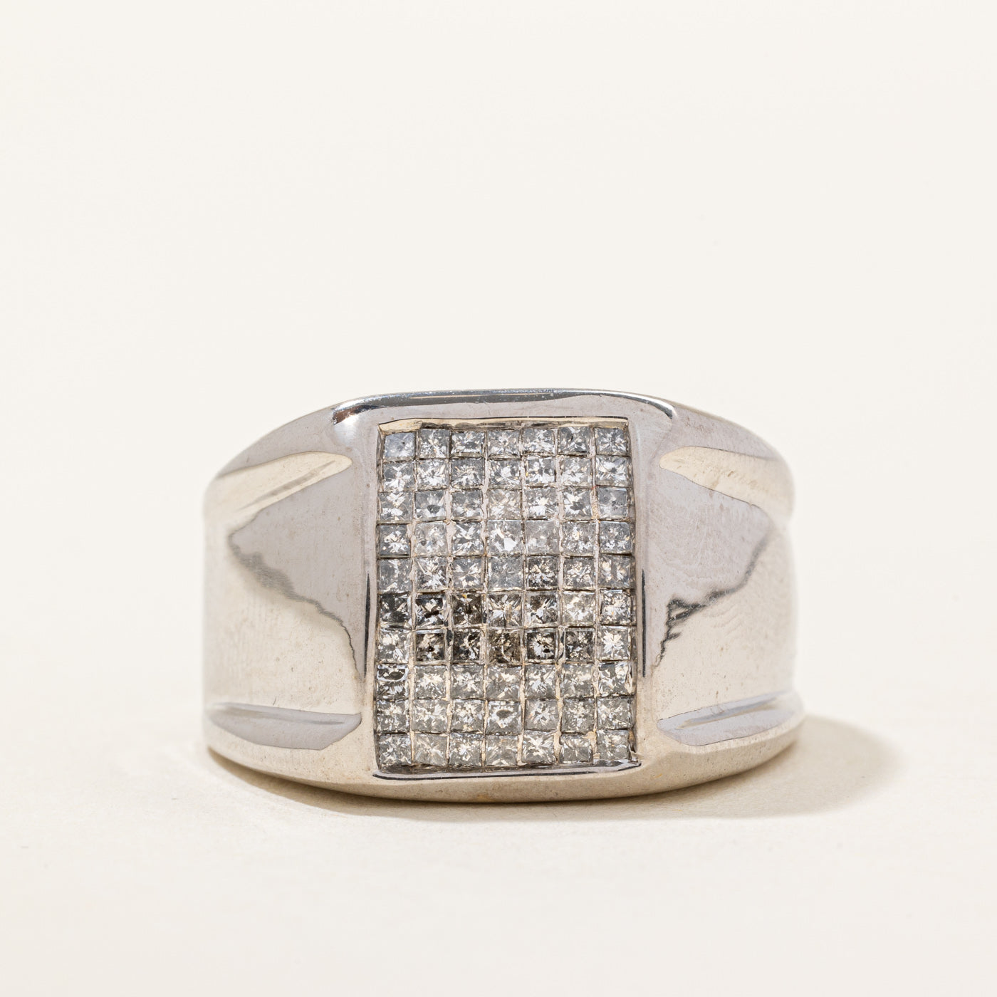 Pave Set Diamond Ring | 0.71ctw | SZ 9.75 |