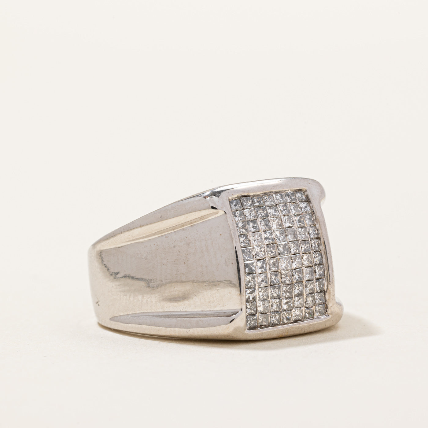 Pave Set Diamond Ring | 0.71ctw | SZ 9.75 |