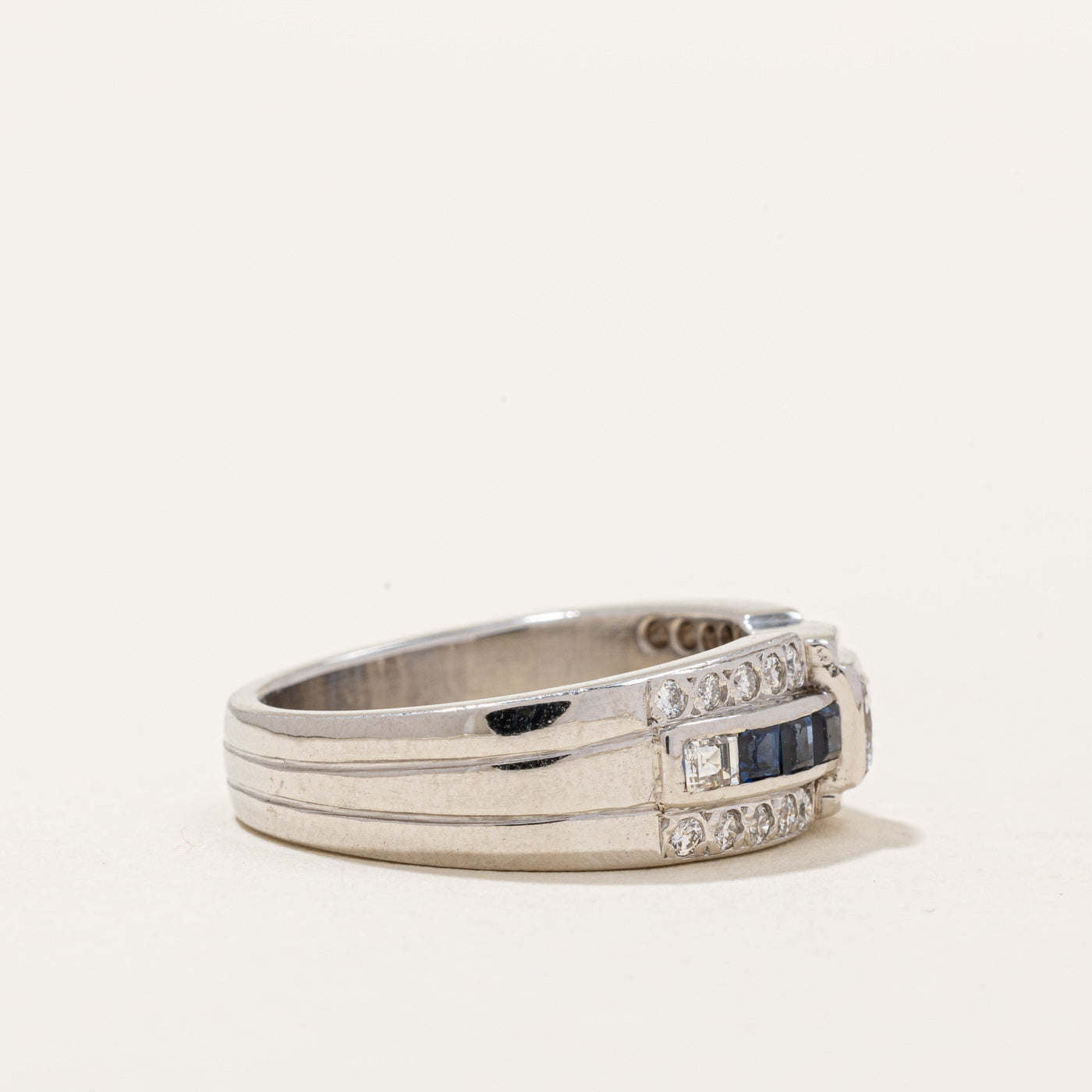 Diamond & Sapphire Ring | 0.84ctw, 0.44ctw | SZ 7 |