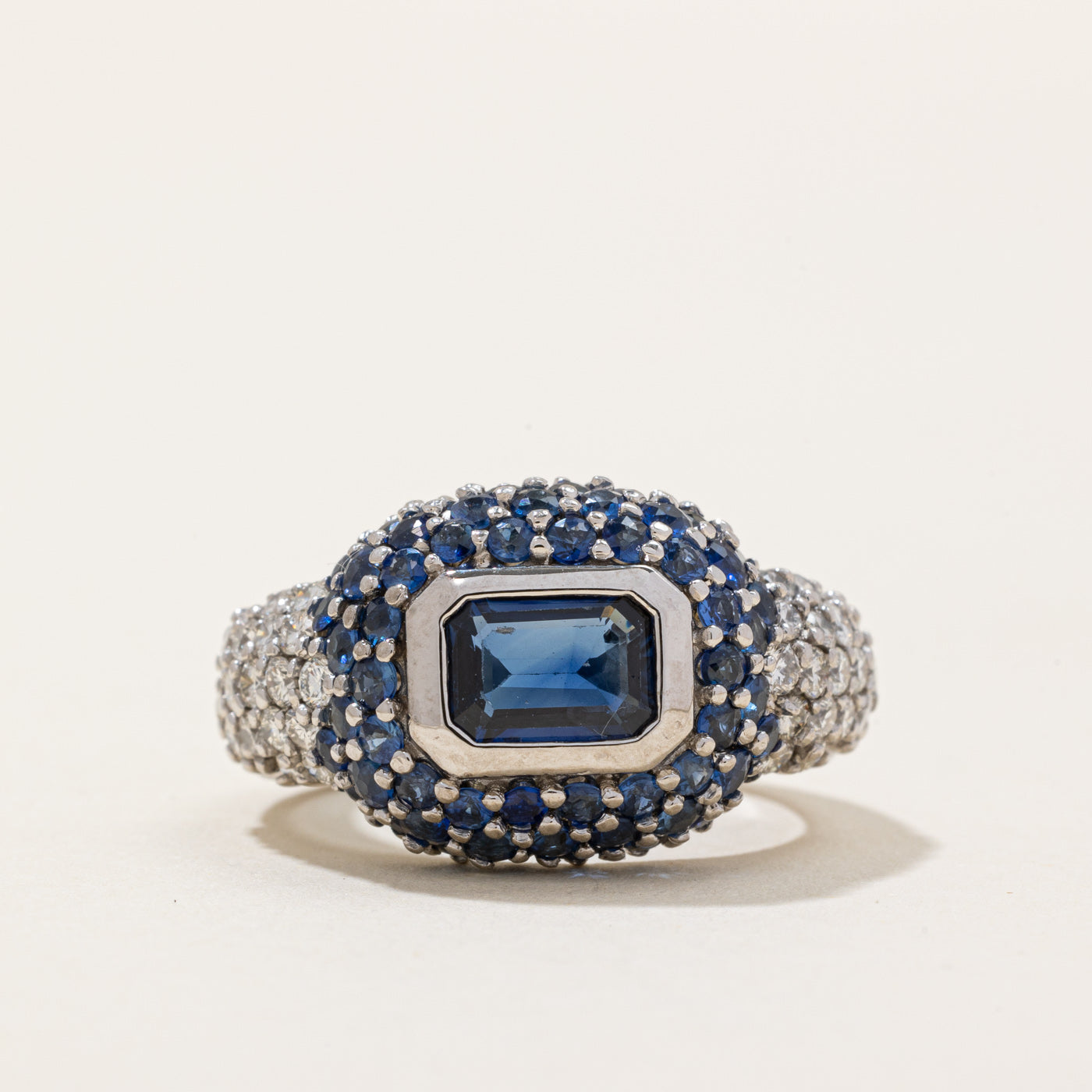 Sapphire & Diamond Ring | 2.71ctw, 0.63ctw | SZ 5.75 |