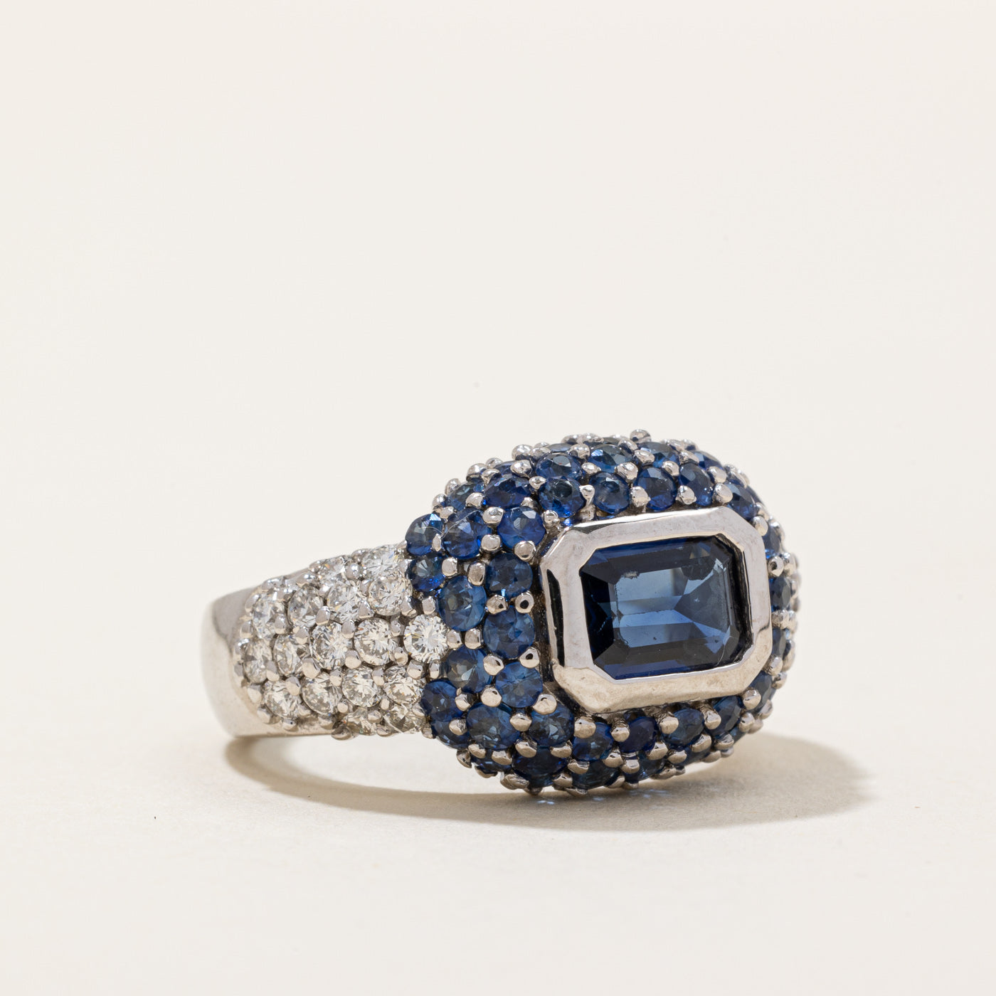Sapphire & Diamond Ring | 2.71ctw, 0.63ctw | SZ 5.75 |