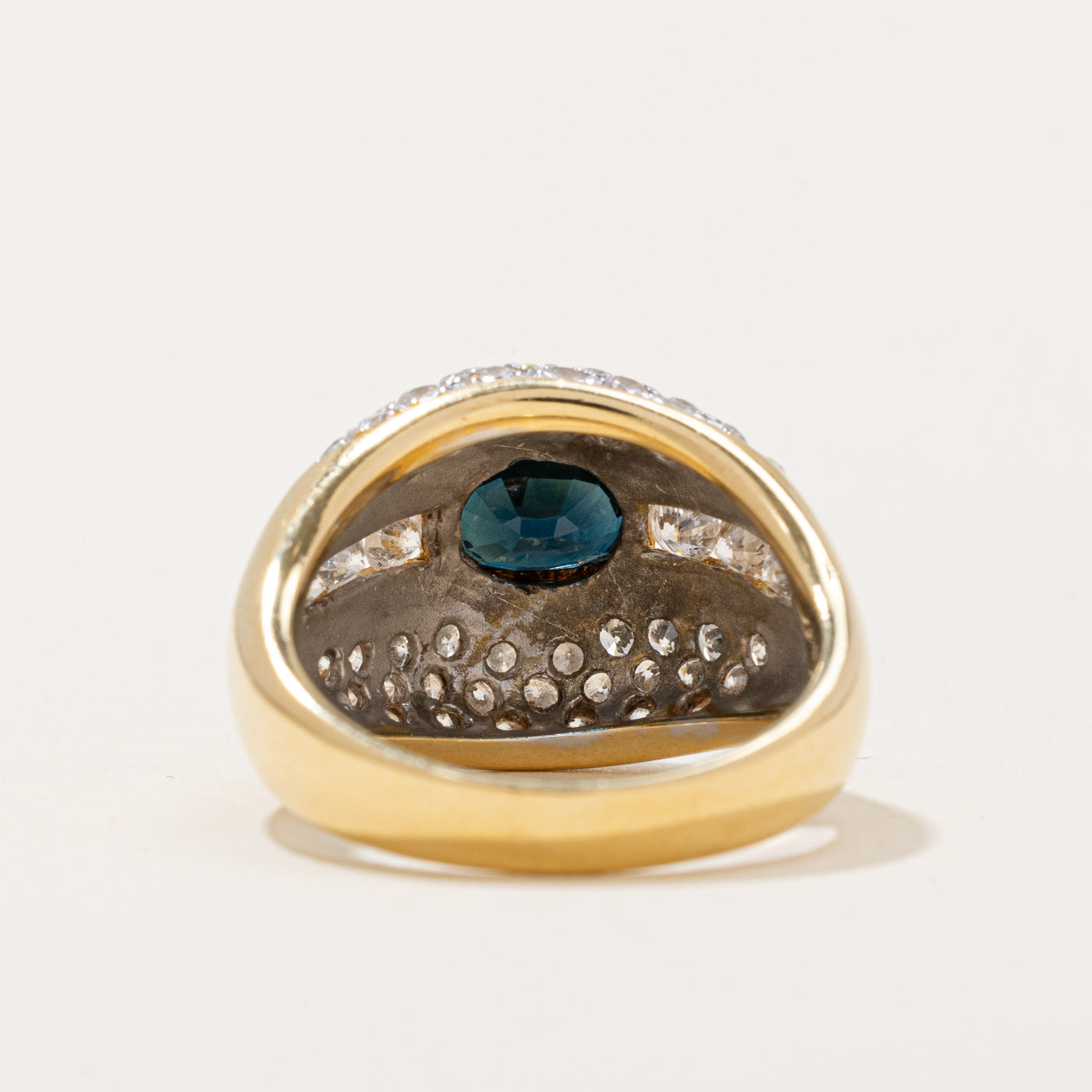 Diamond & Sapphire Cocktail Ring | 1.33ctw, 0.85ct | SZ 5.75 |