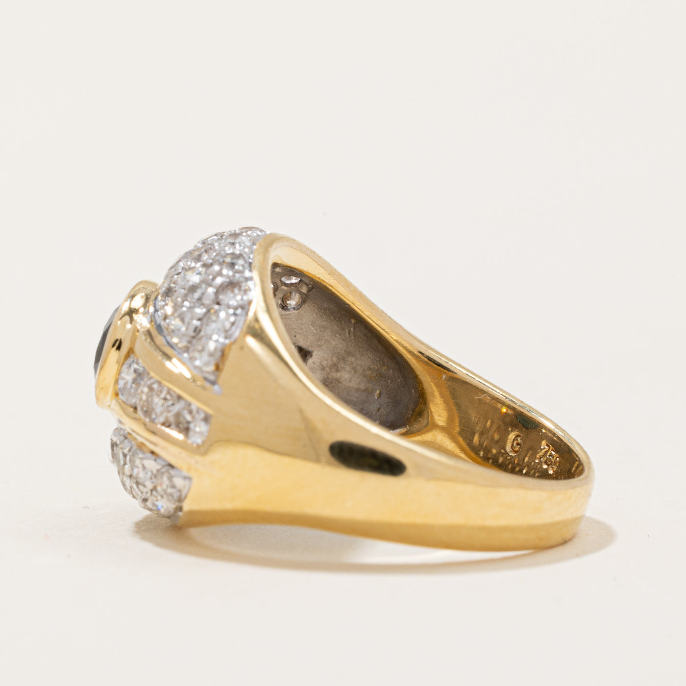 Diamond & Sapphire Cocktail Ring | 1.33ctw, 0.85ct | SZ 5.75 |